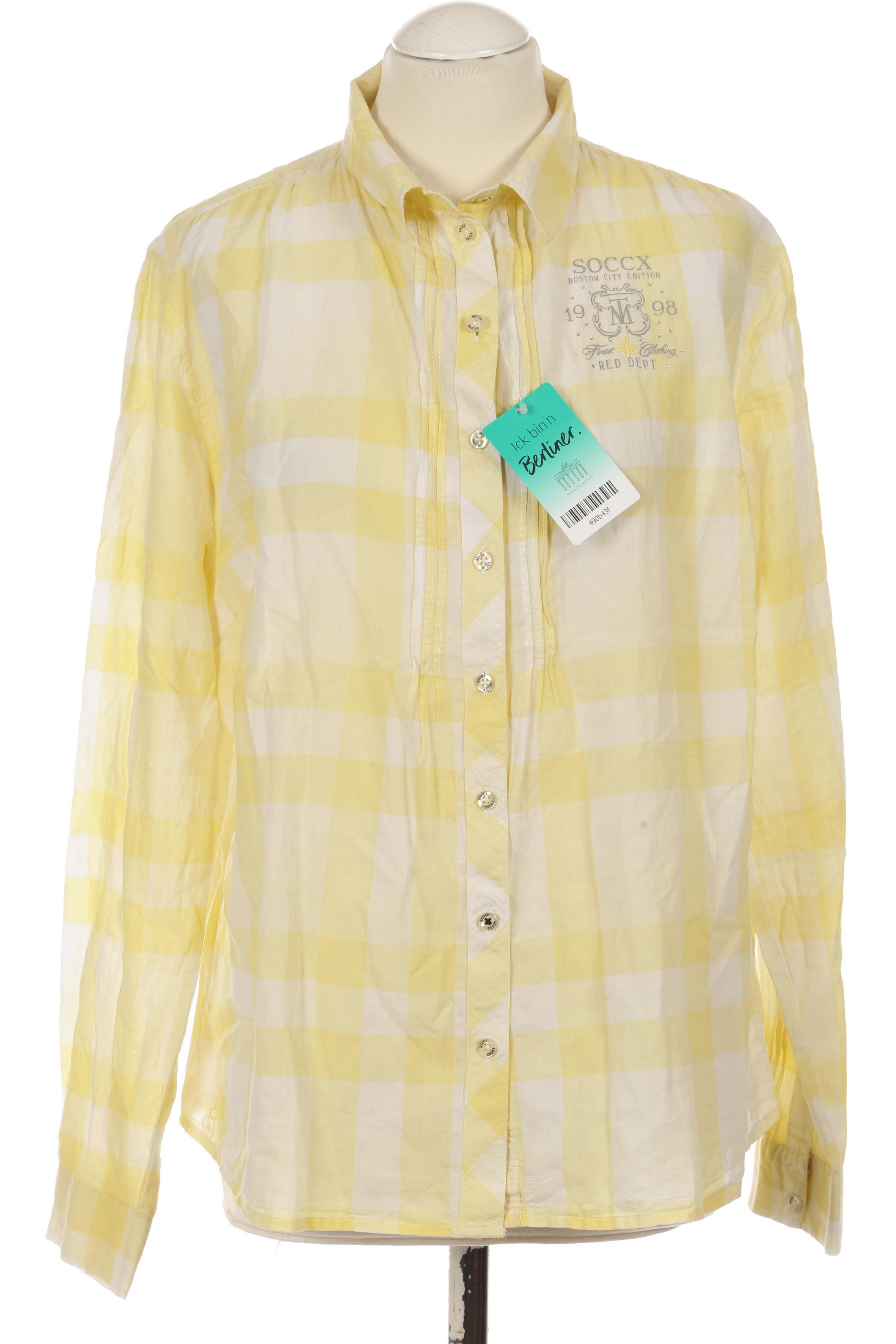 

Soccx Damen Bluse, gelb, Gr. 42