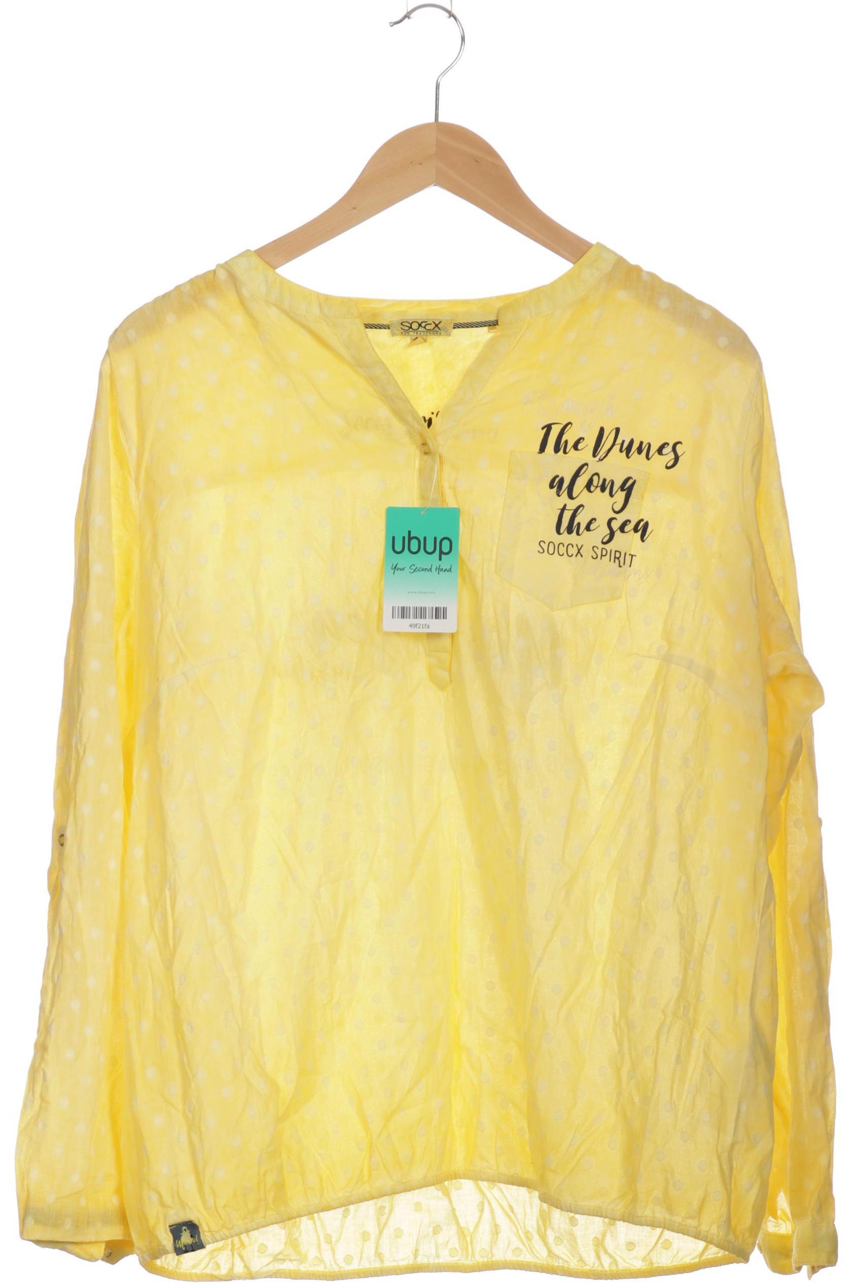 

Soccx Damen Bluse, gelb, Gr. 44