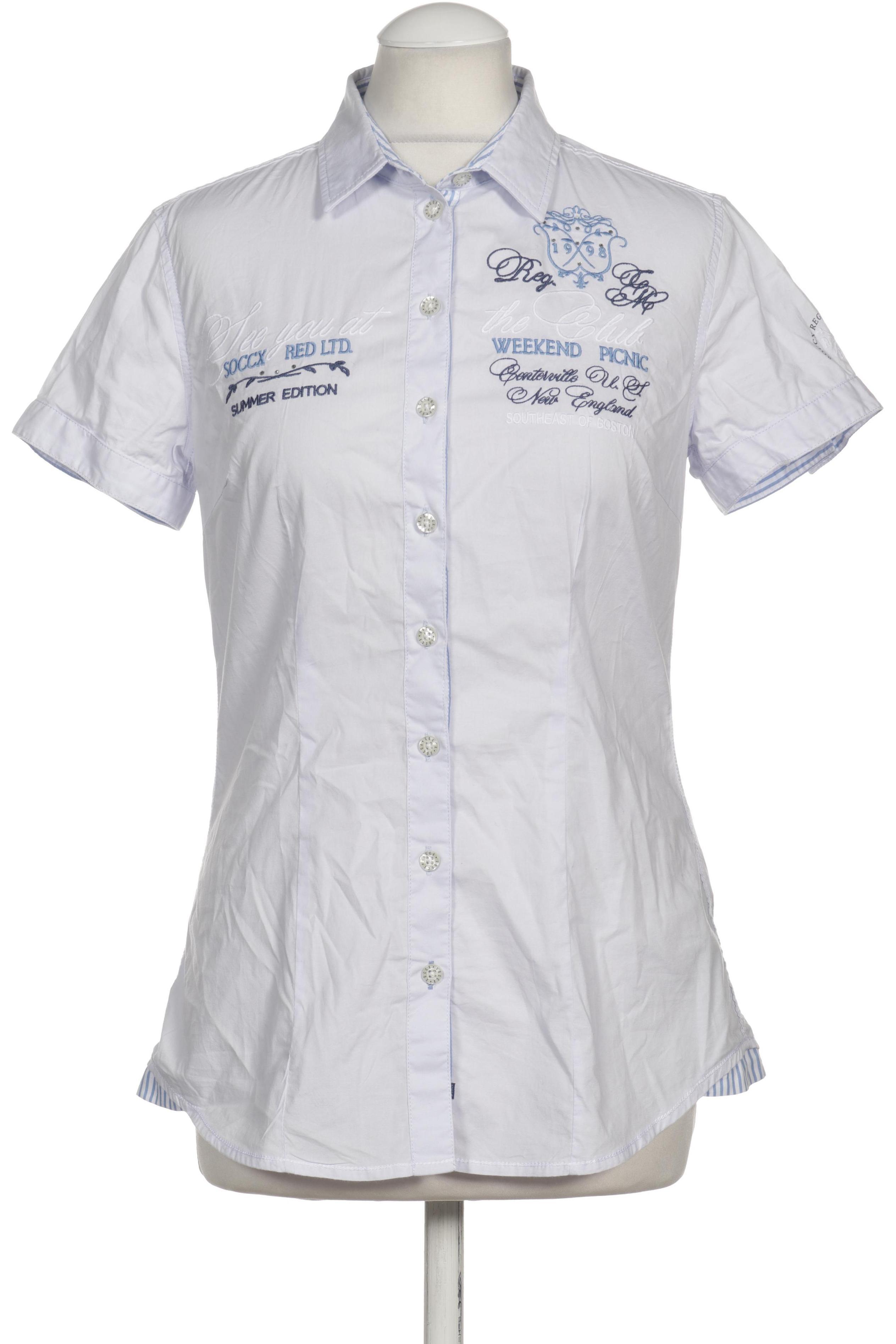 

Soccx Damen Bluse, blau, Gr.