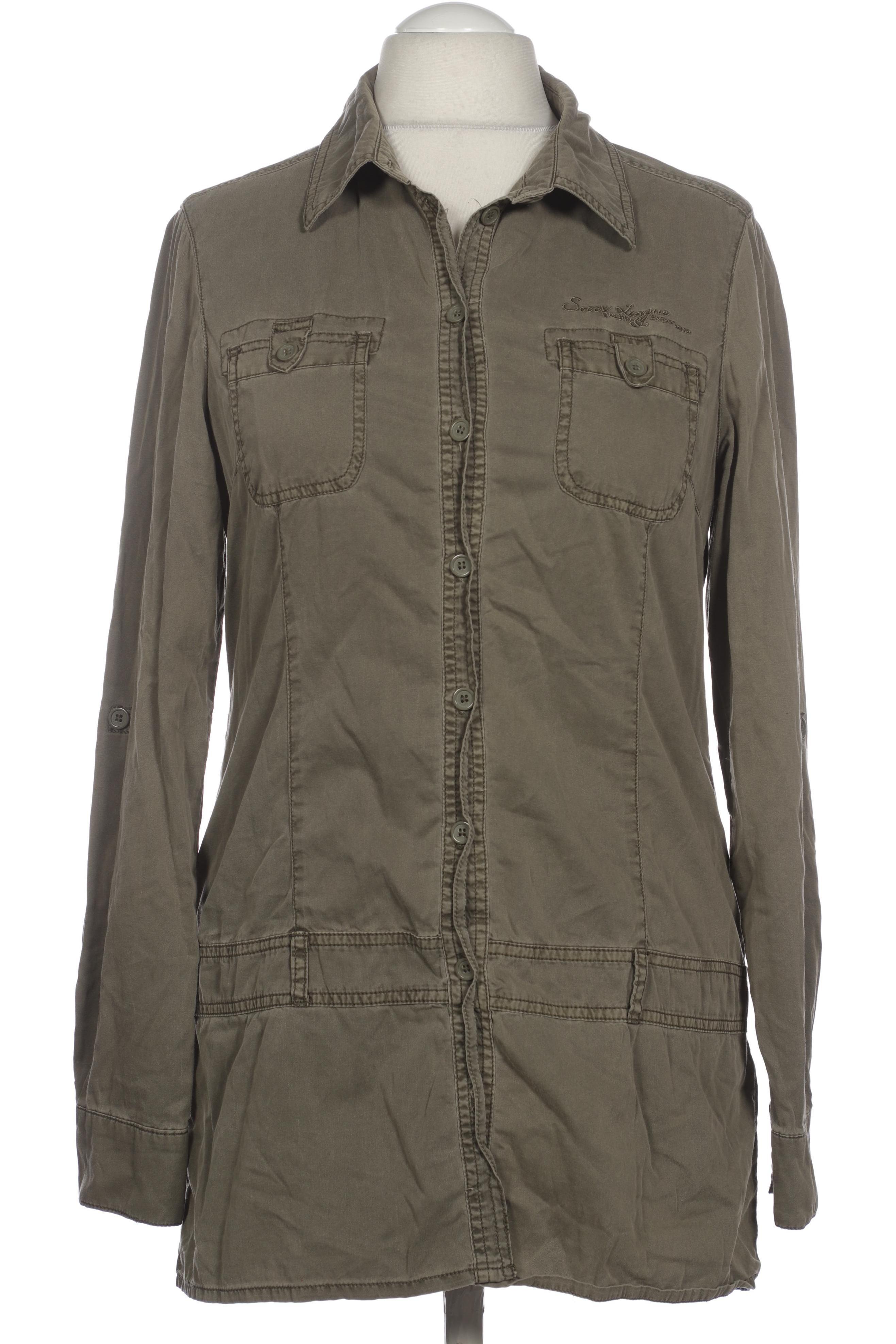 

Soccx Damen Bluse, grün, Gr.