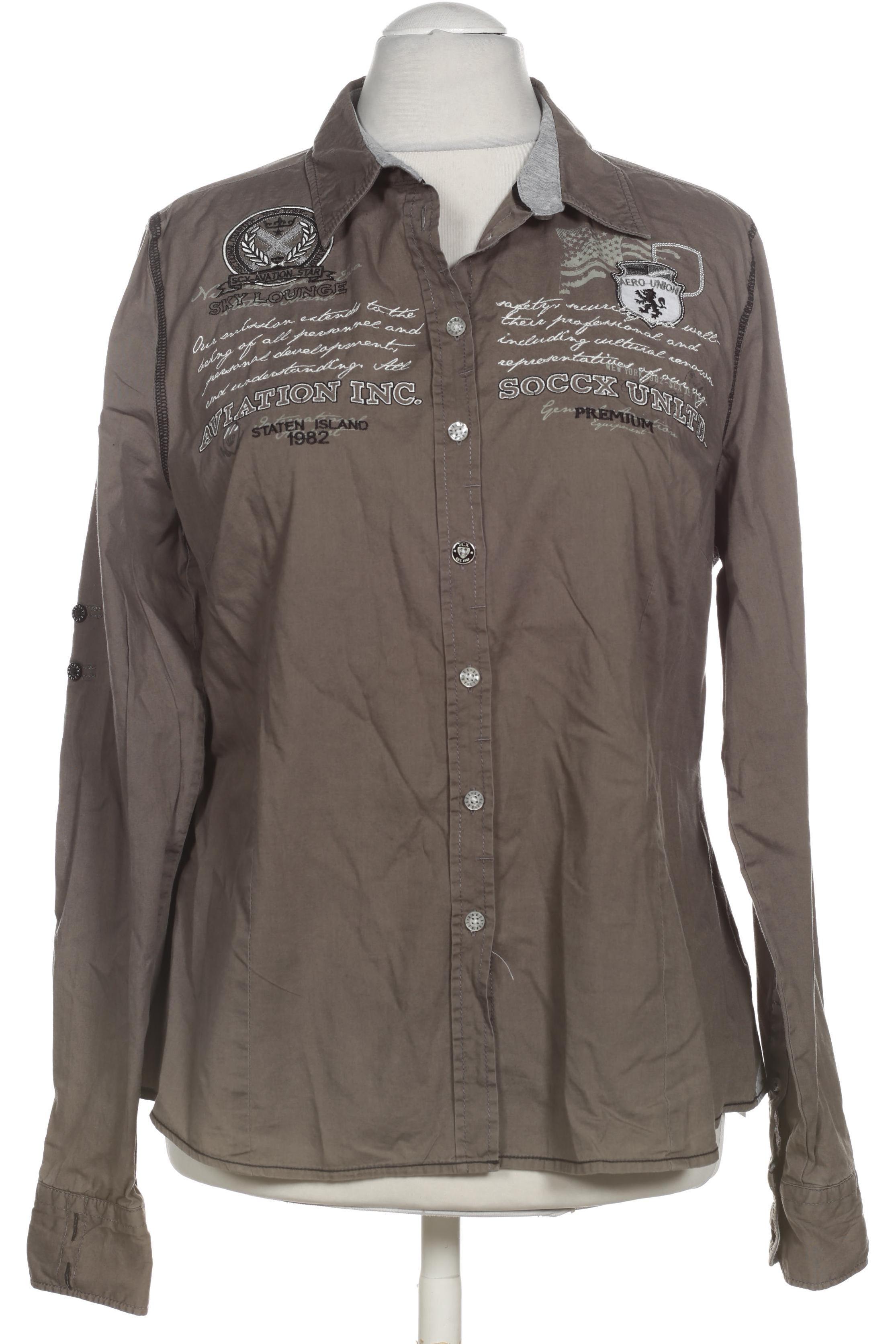 

Soccx Damen Bluse, grau, Gr.