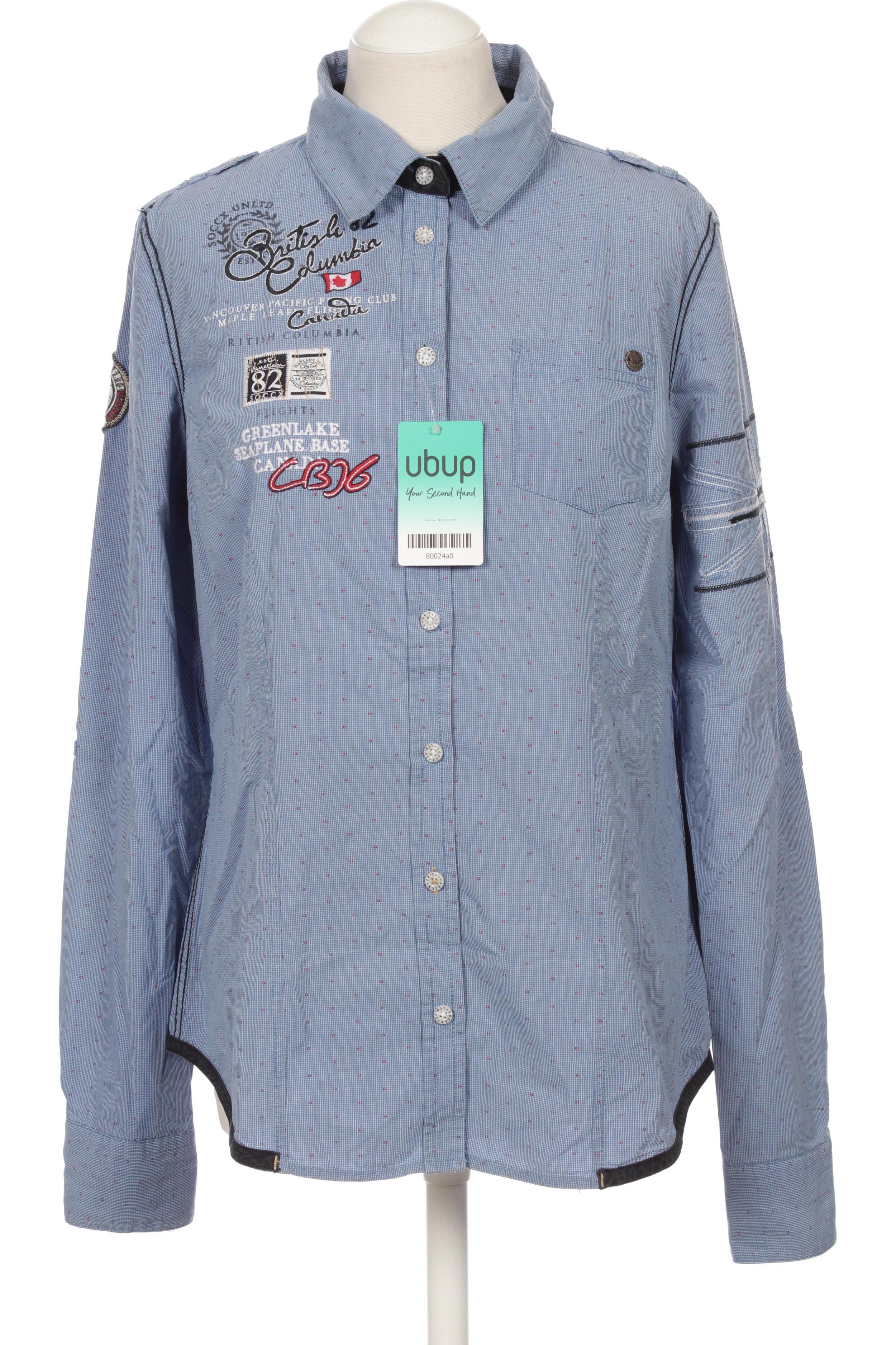 

Soccx Damen Bluse, blau, Gr.