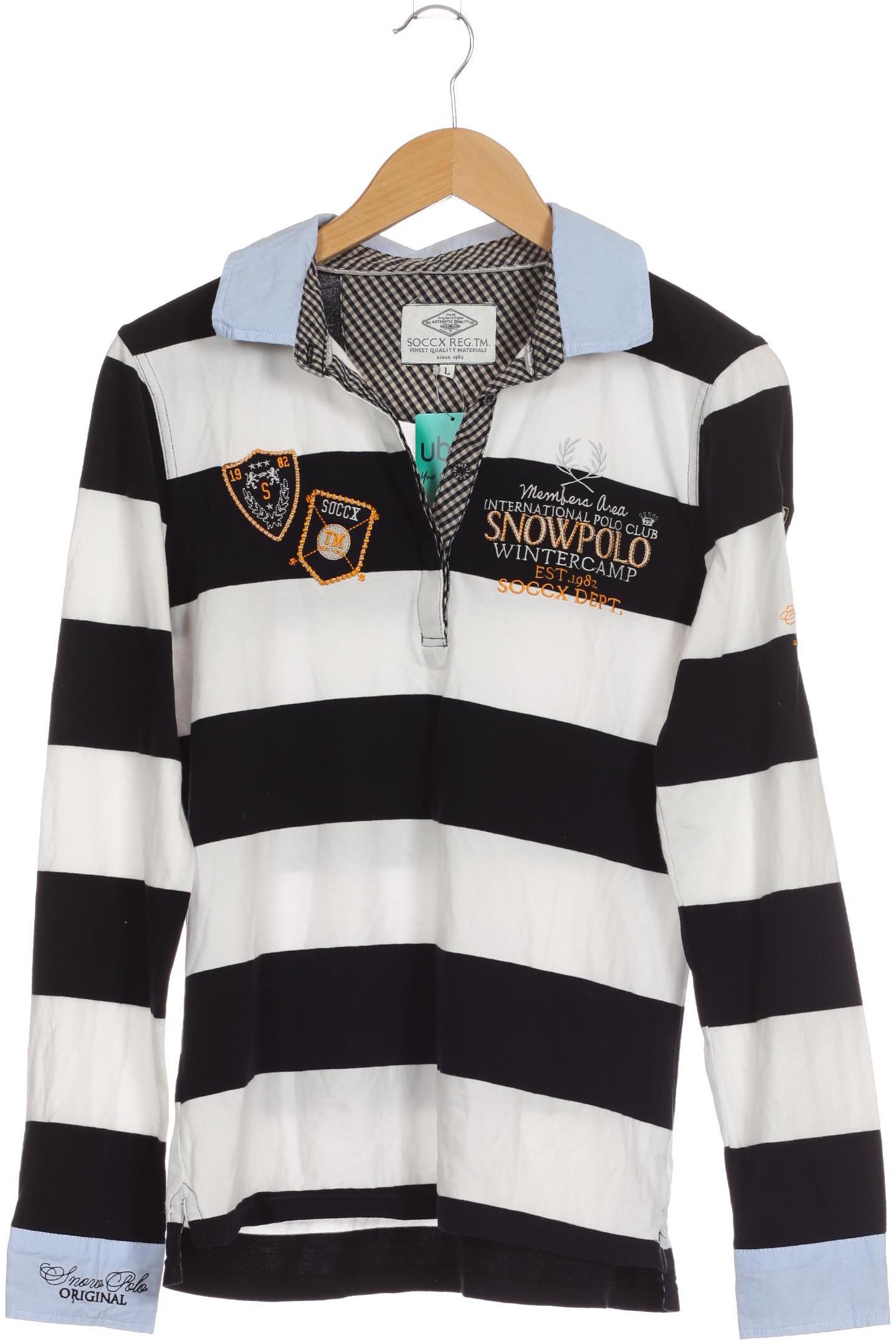 

Soccx Damen Bluse, blau, Gr.