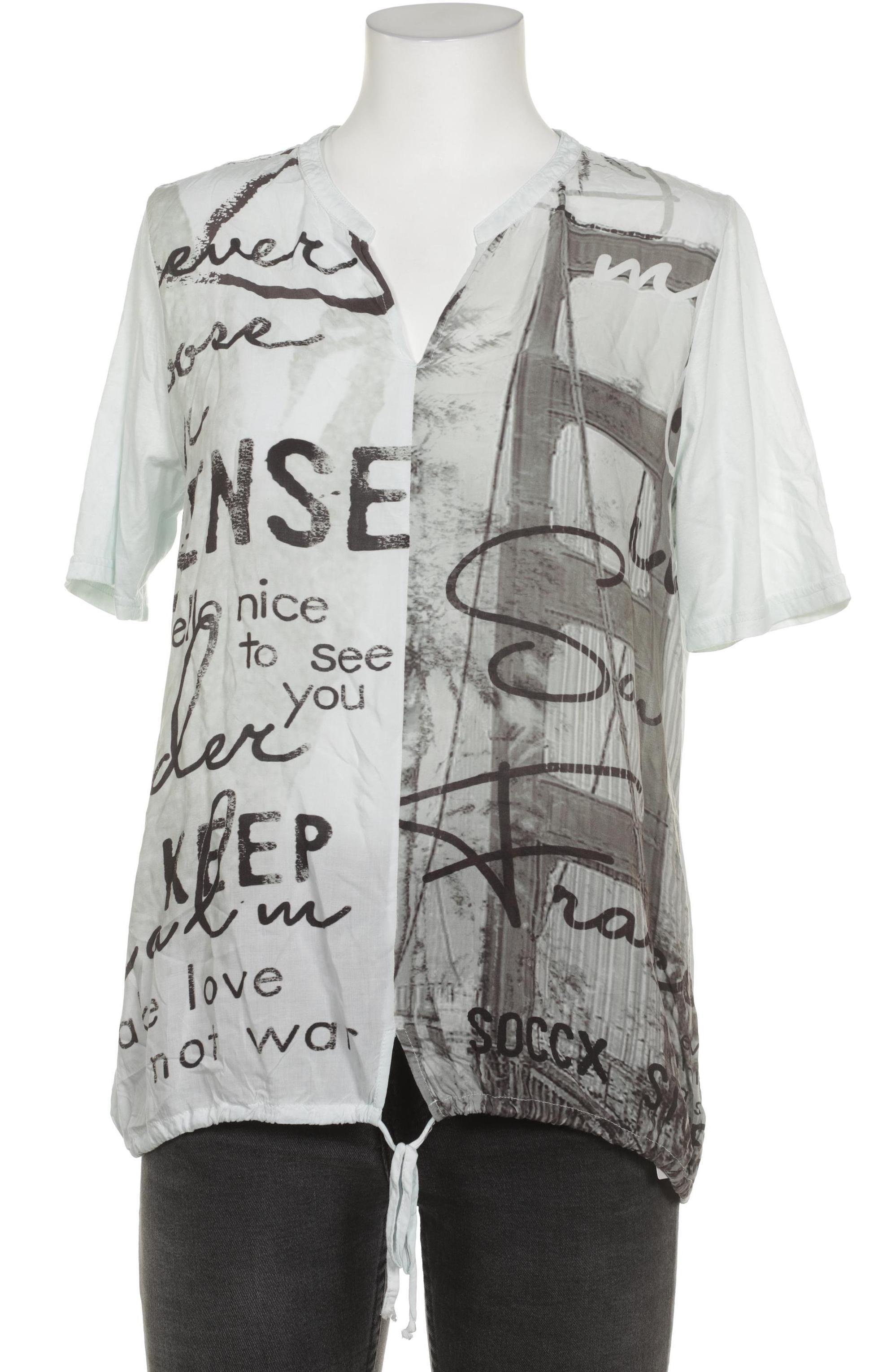 

Soccx Damen Bluse, blau, Gr.