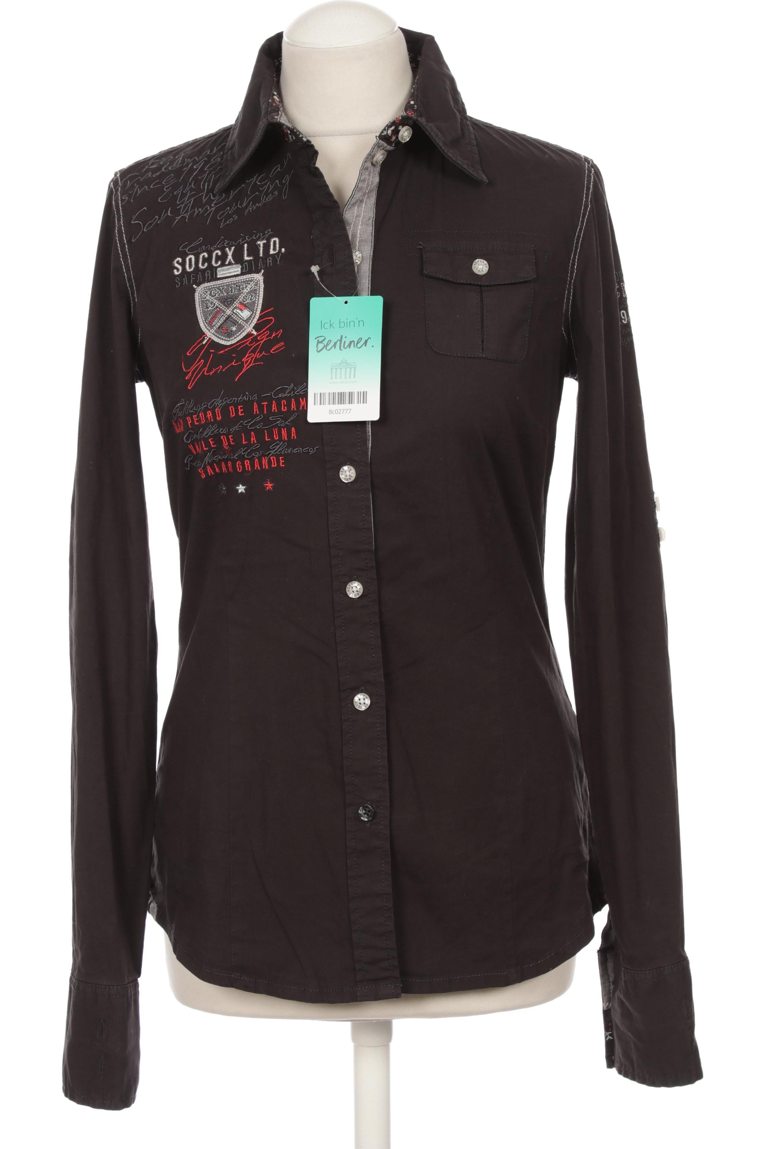 

Soccx Damen Bluse, schwarz, Gr.