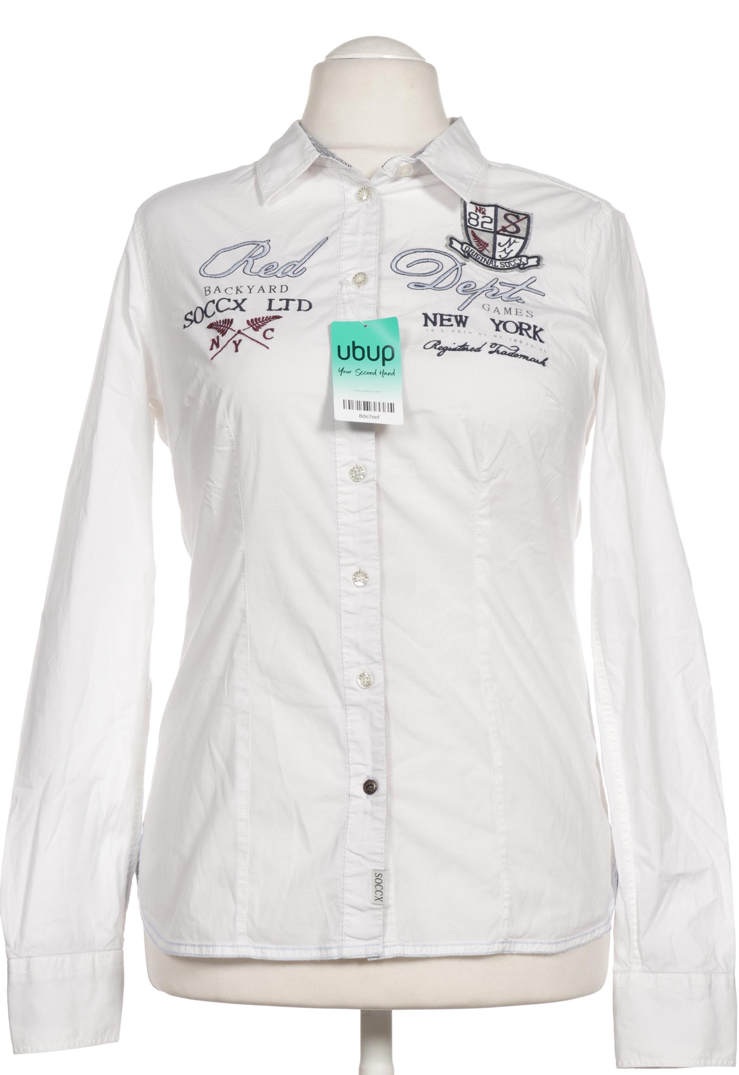 

Soccx Damen Bluse, weiß, Gr. 40