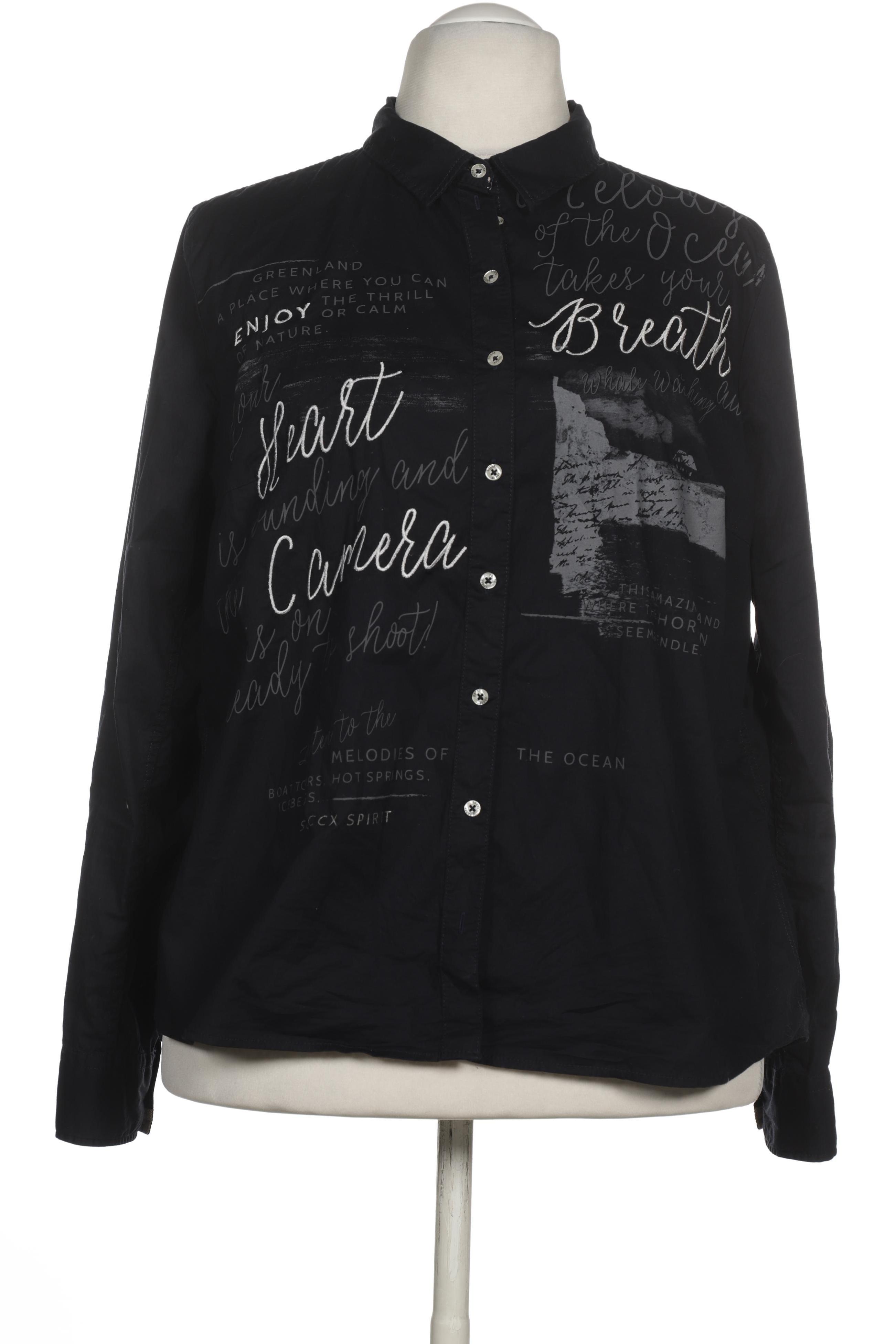 

Soccx Damen Bluse, blau, Gr. 44