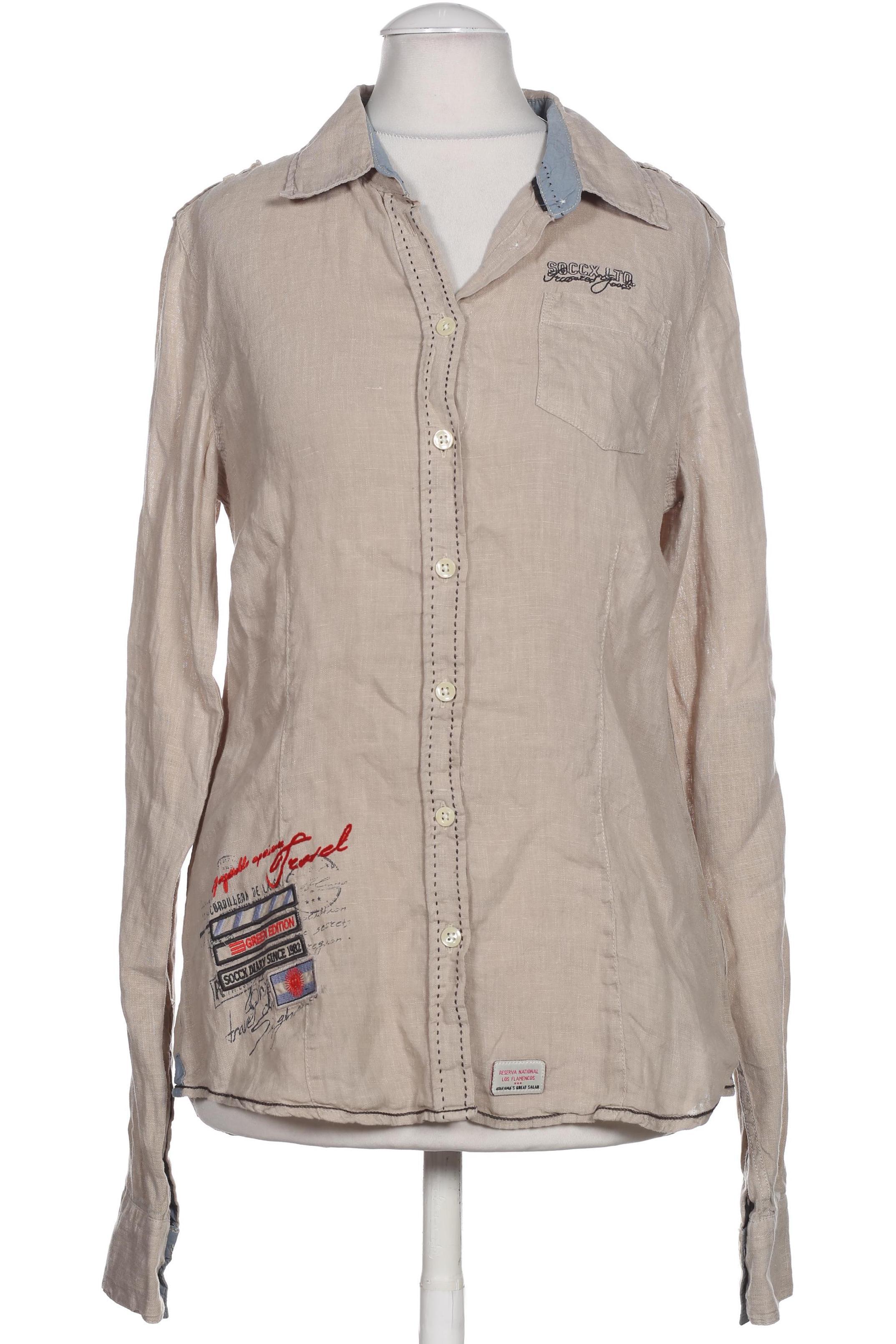 

Soccx Damen Bluse, braun, Gr. 34