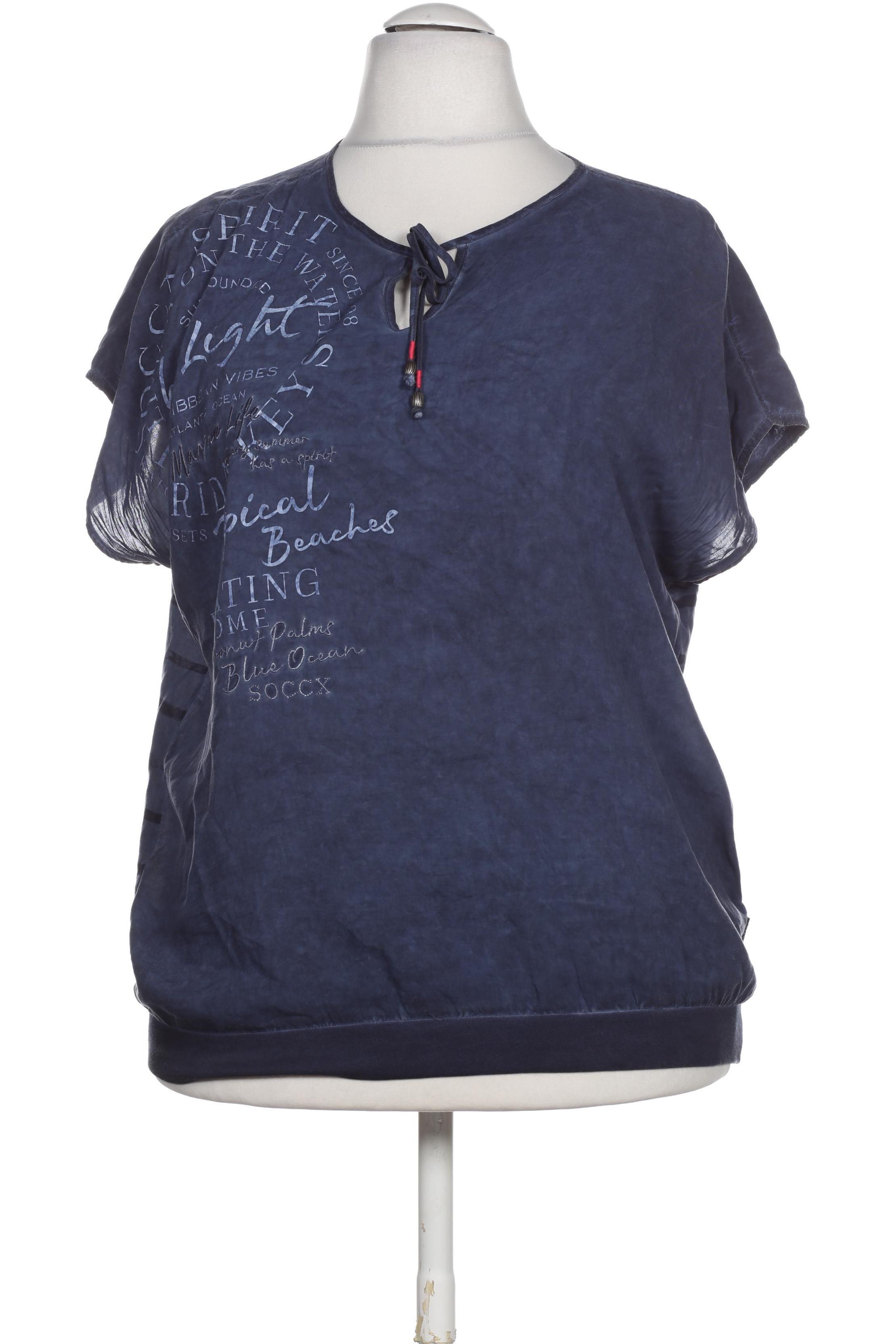 

Soccx Damen Bluse, blau, Gr.