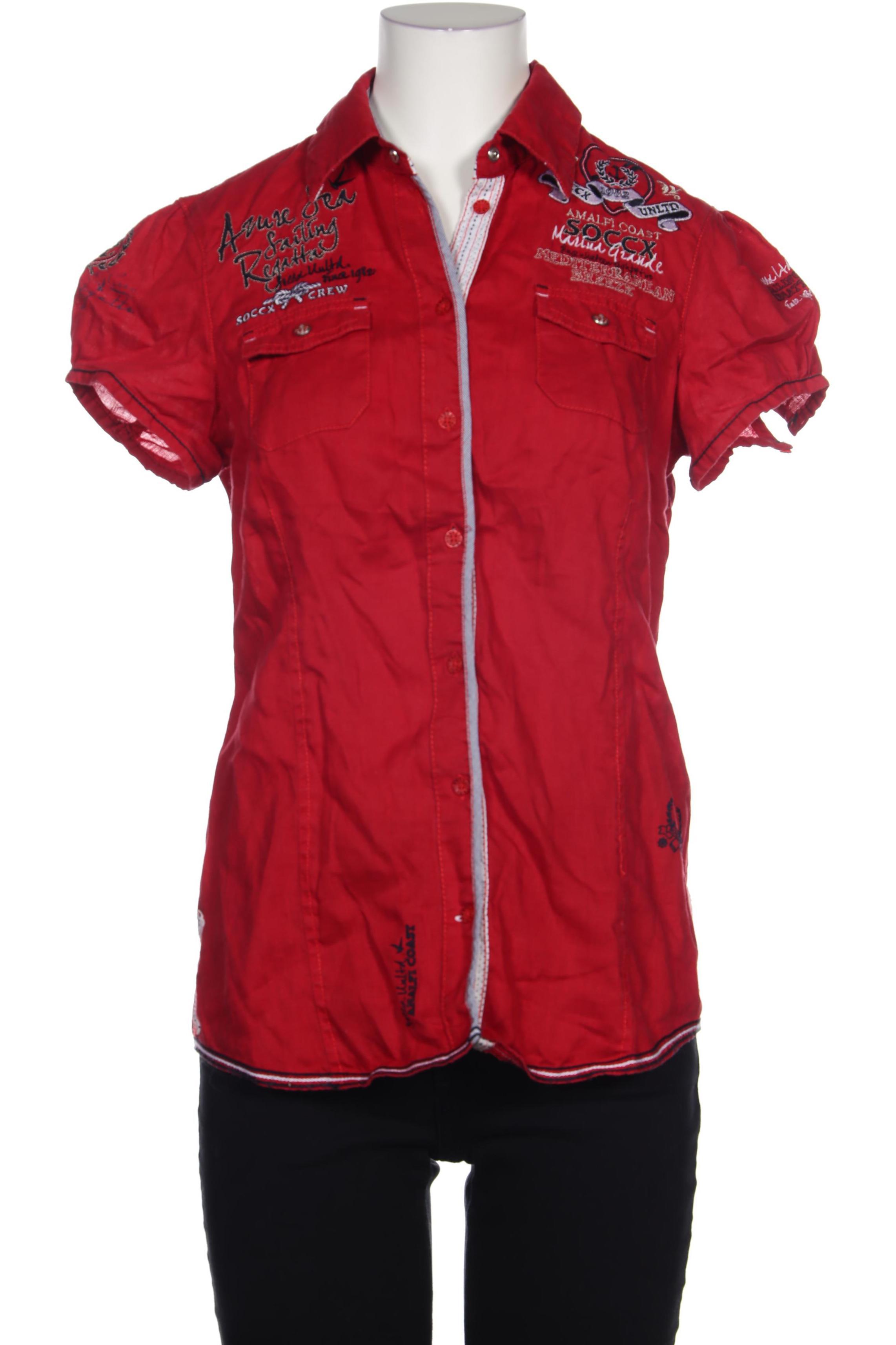

Soccx Damen Bluse, rot, Gr.