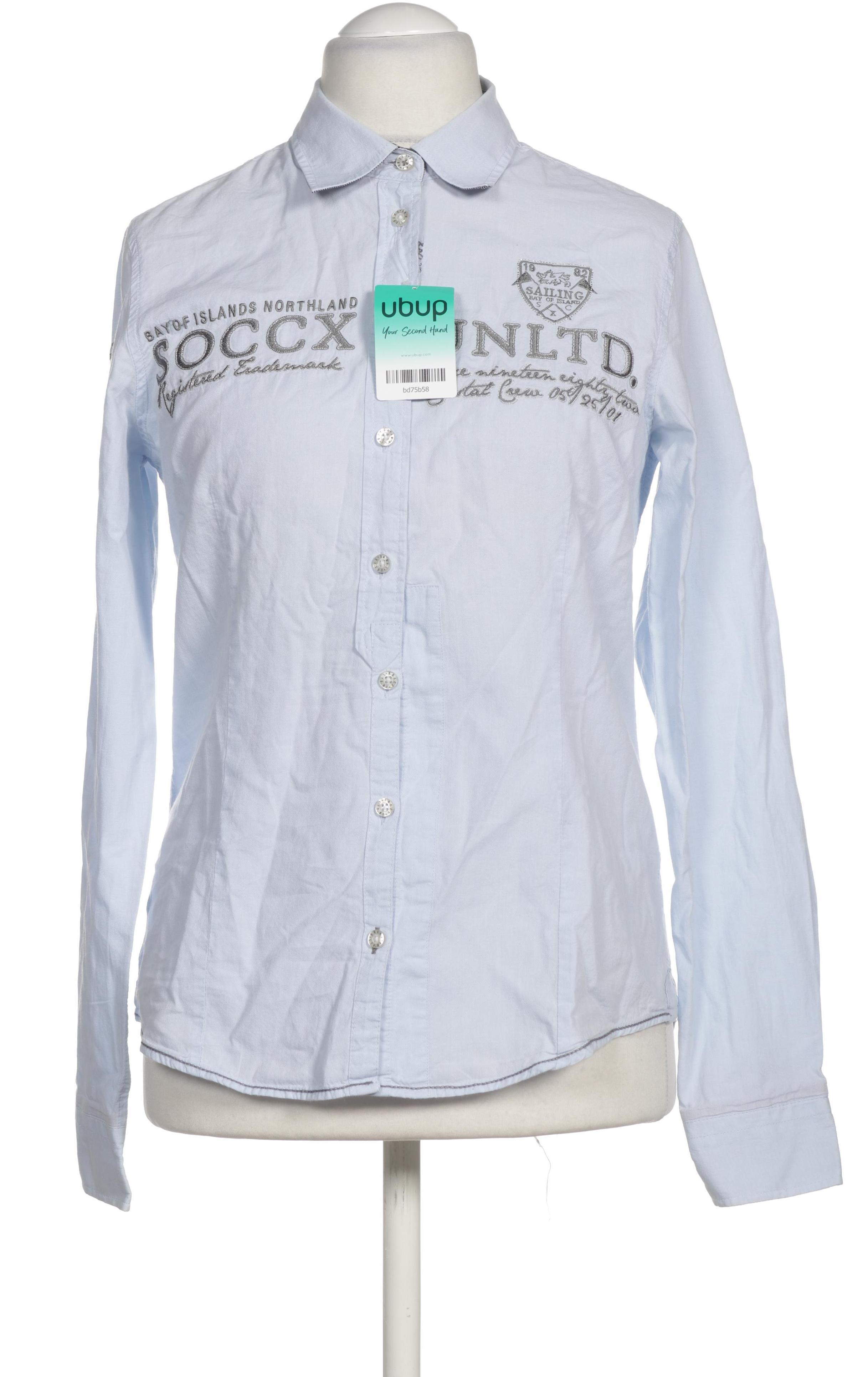 

Soccx Damen Bluse, blau, Gr.