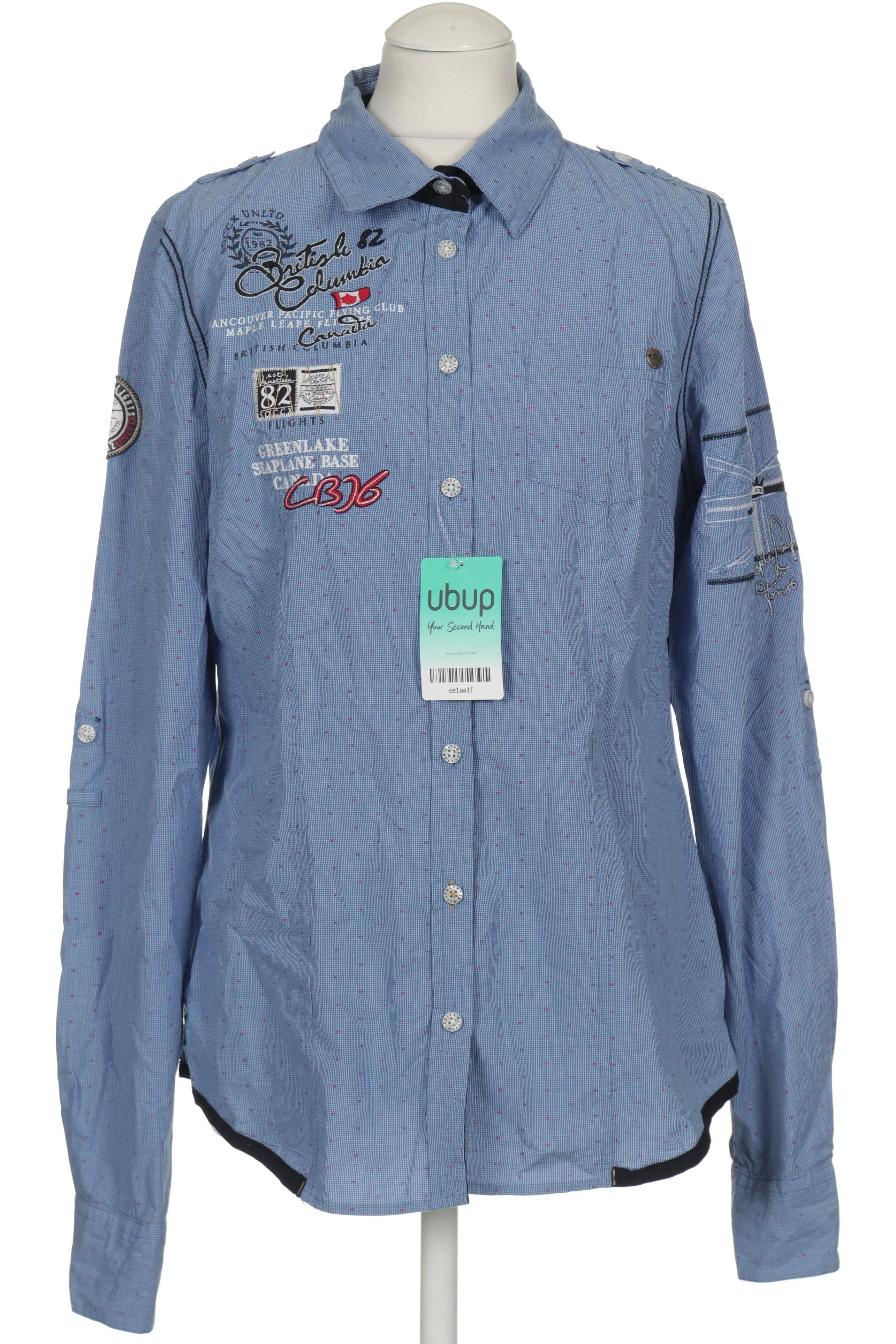 

Soccx Damen Bluse, blau, Gr.