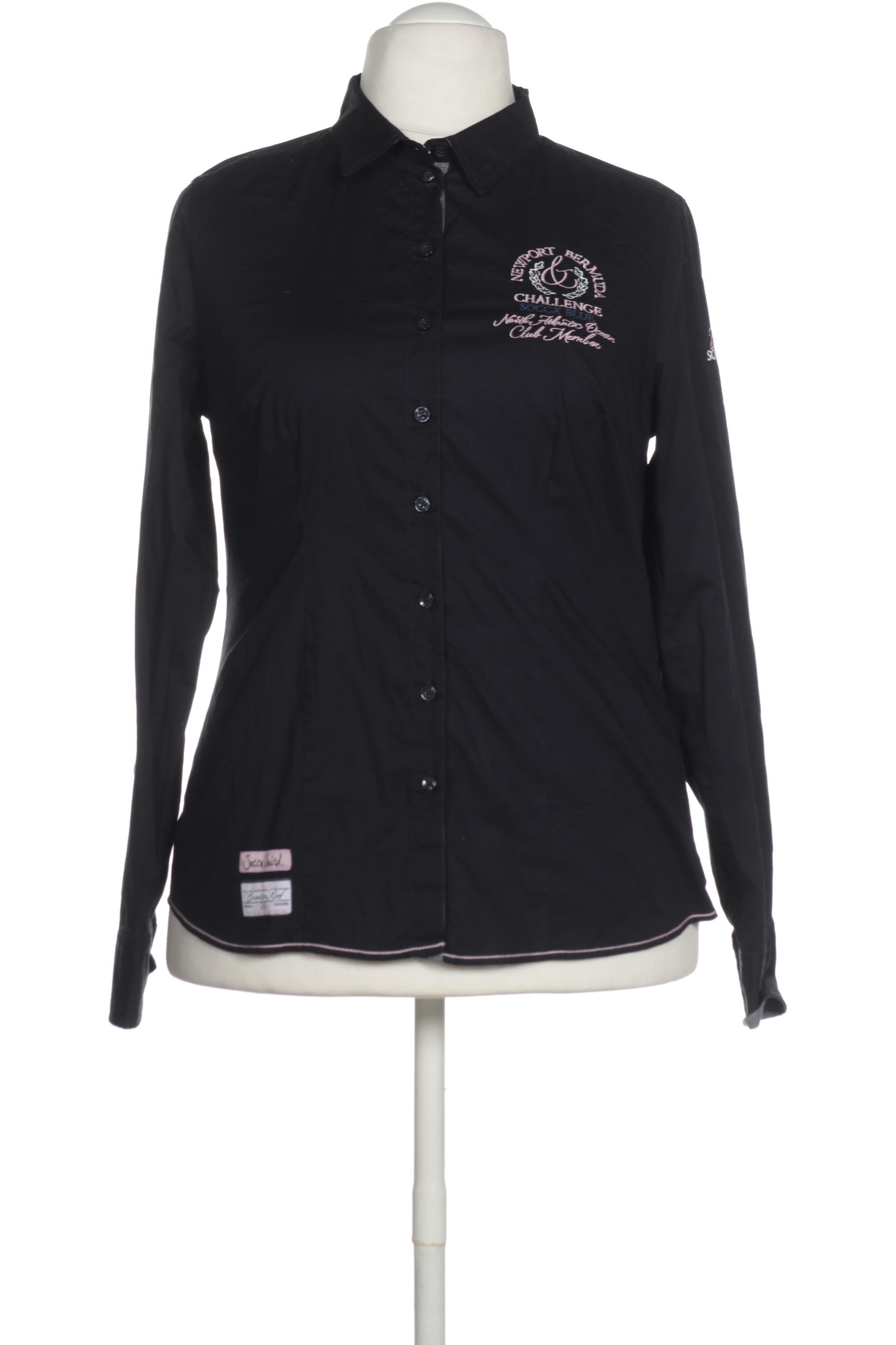 

Soccx Damen Bluse, blau, Gr.