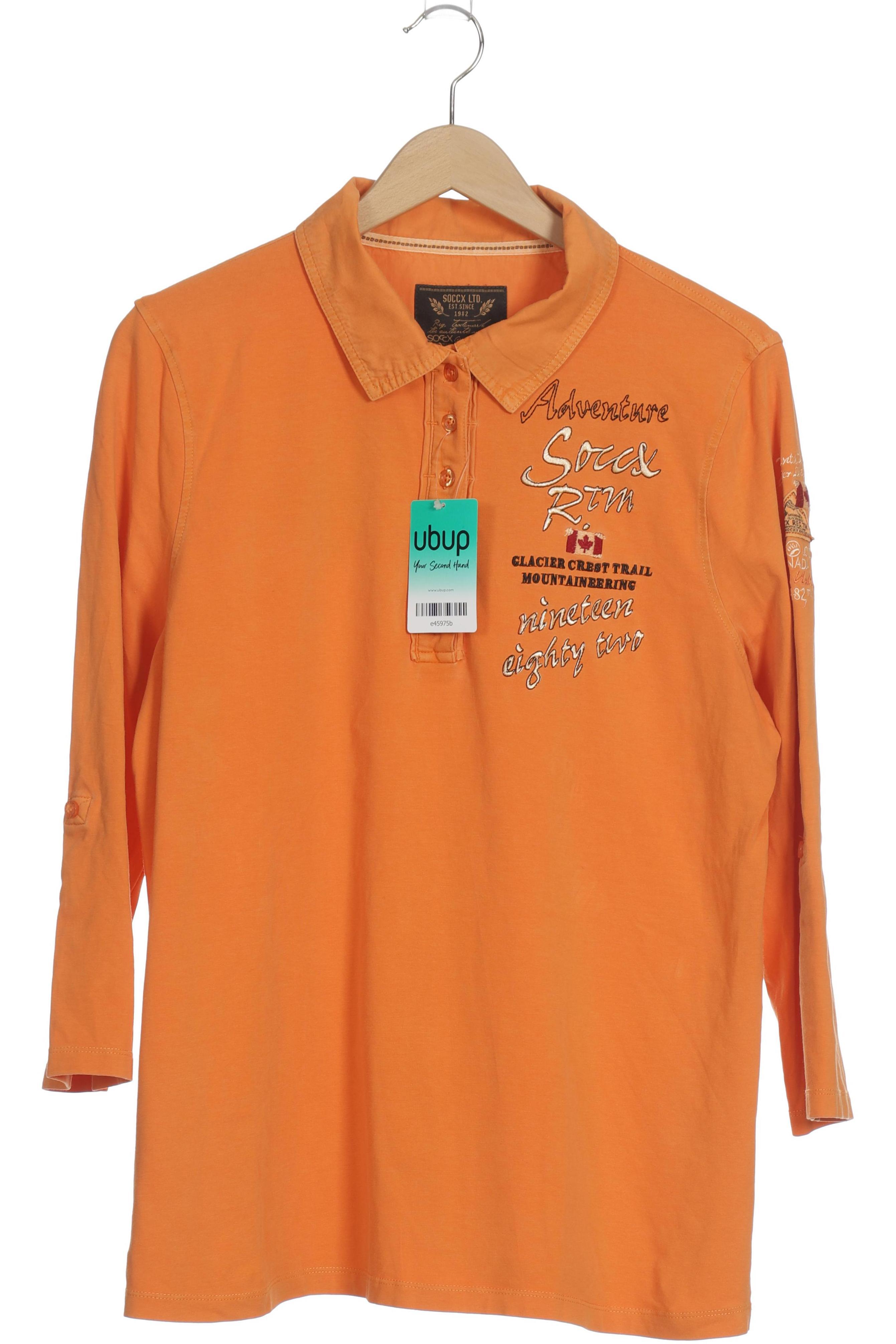 

Soccx Damen Bluse, orange, Gr.