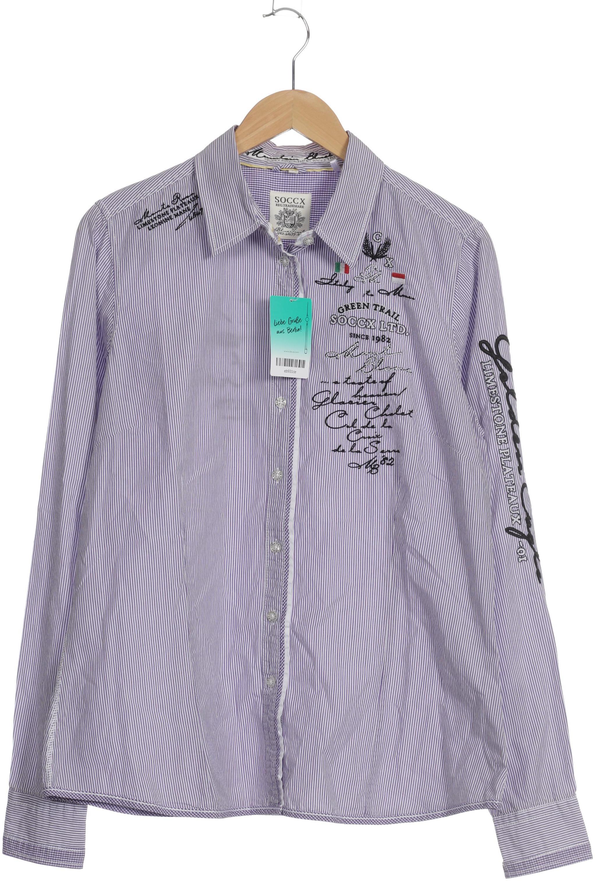 

Soccx Damen Bluse, lila, Gr.