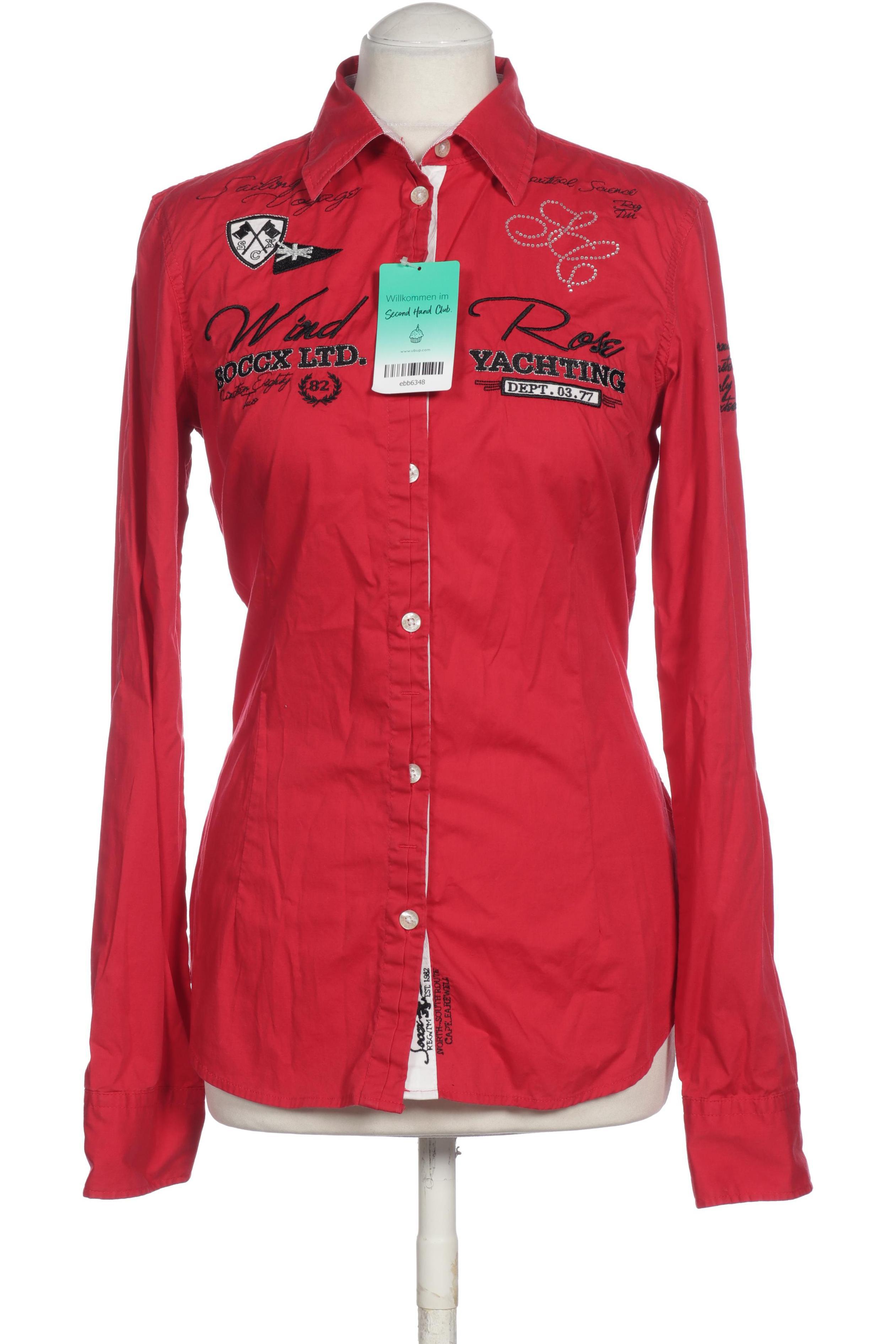 

Soccx Damen Bluse, rot, Gr.