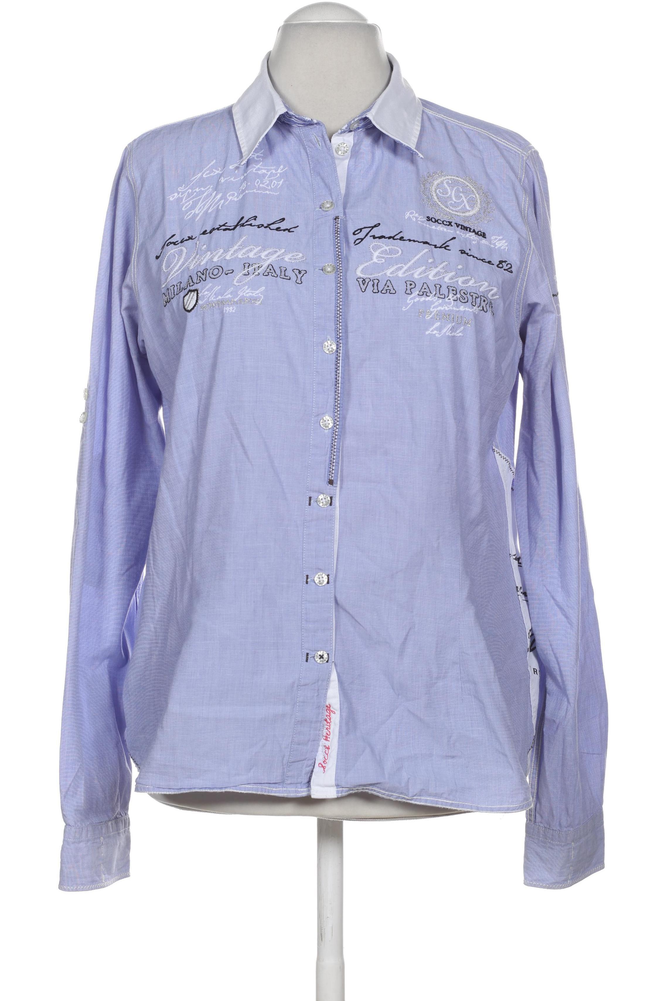 

Soccx Damen Bluse, lila, Gr.