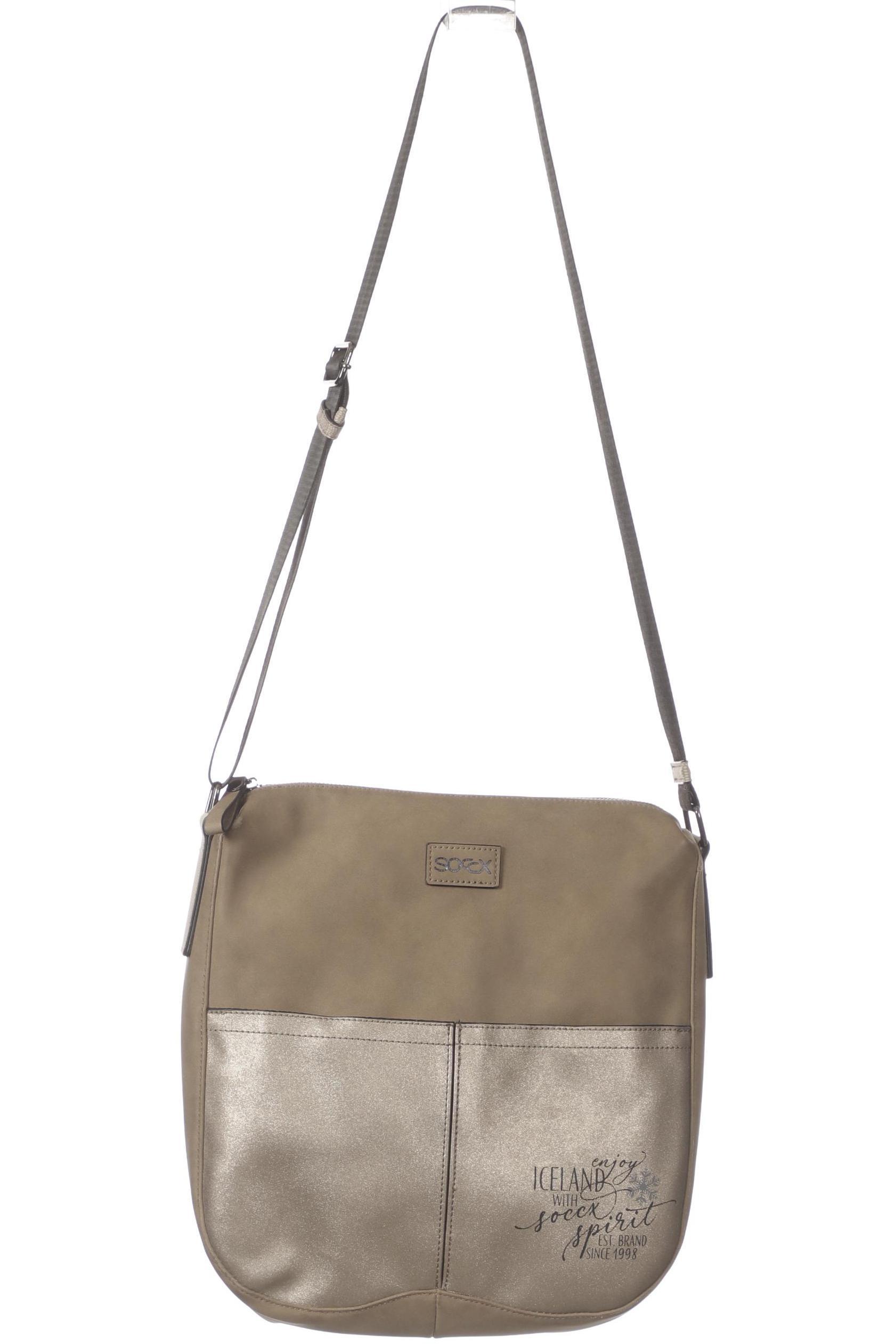 

Soccx Damen Handtasche, braun, Gr.