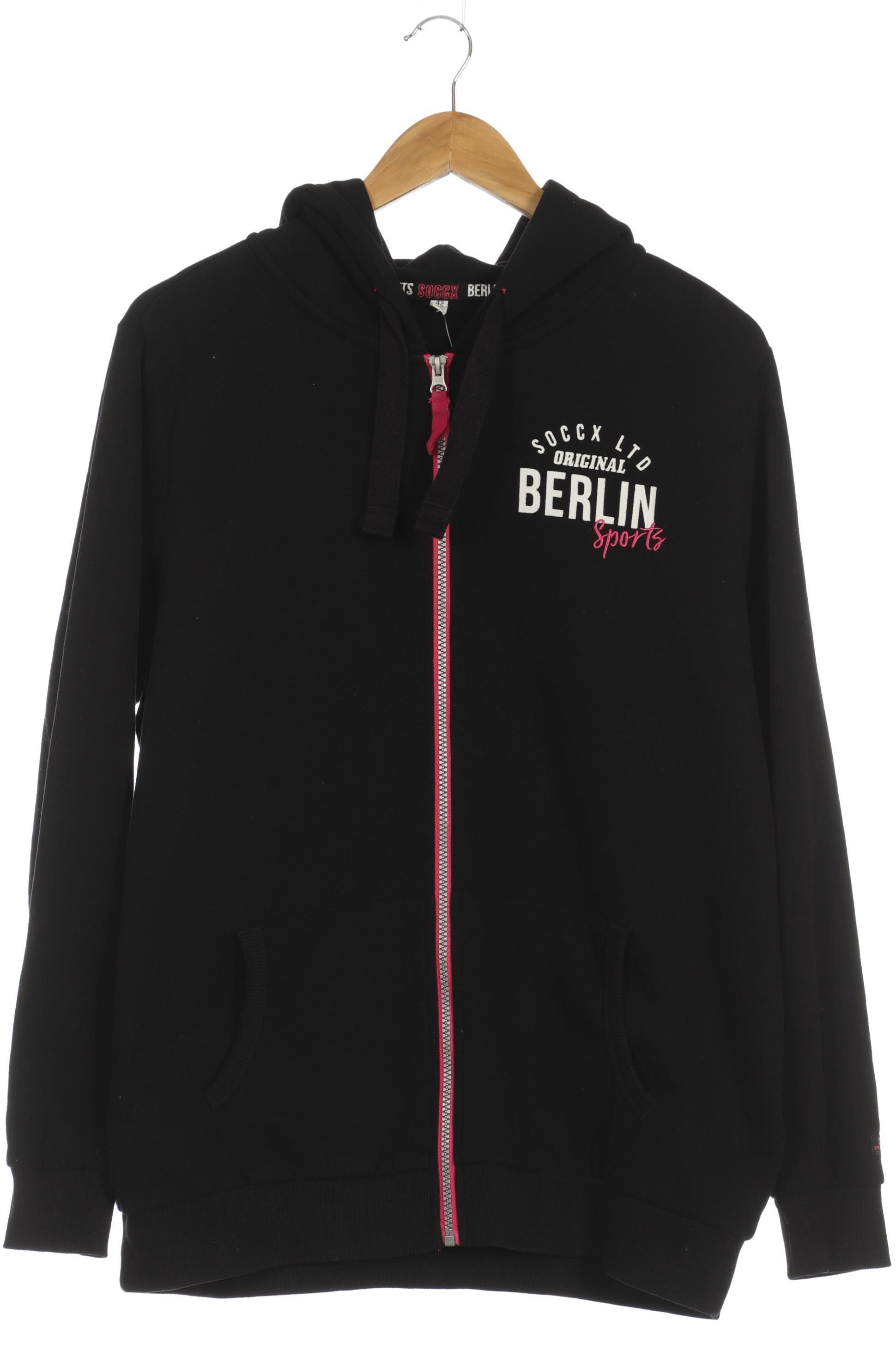 

Soccx Damen Kapuzenpullover, schwarz, Gr.