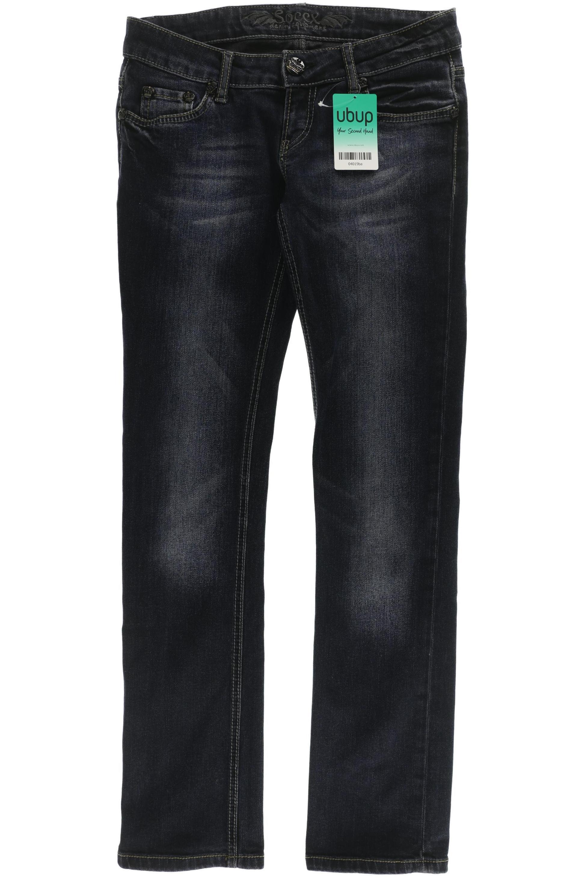 

Soccx Damen Jeans, blau, Gr. 26
