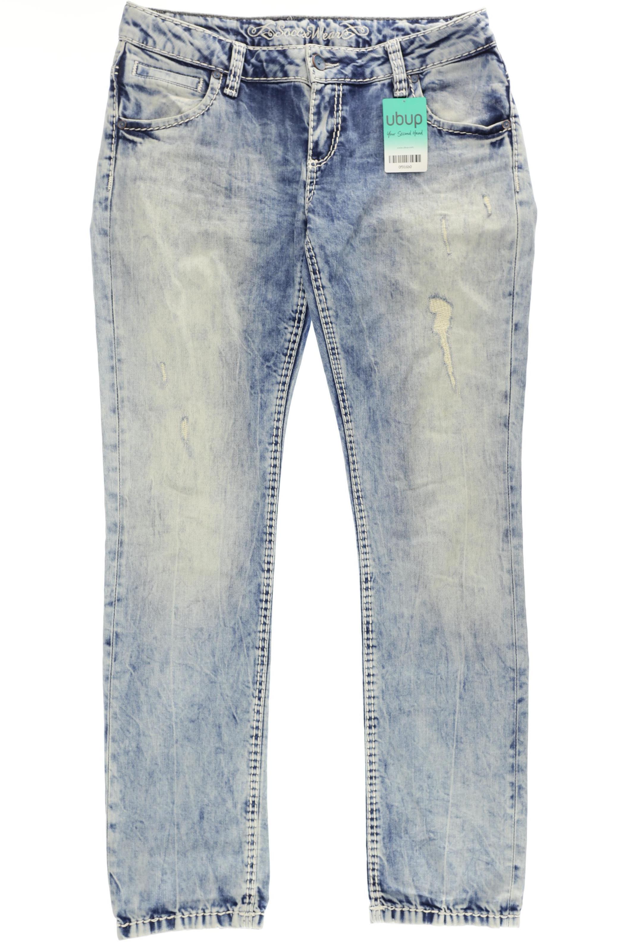 

Soccx Damen Jeans, blau, Gr. 31