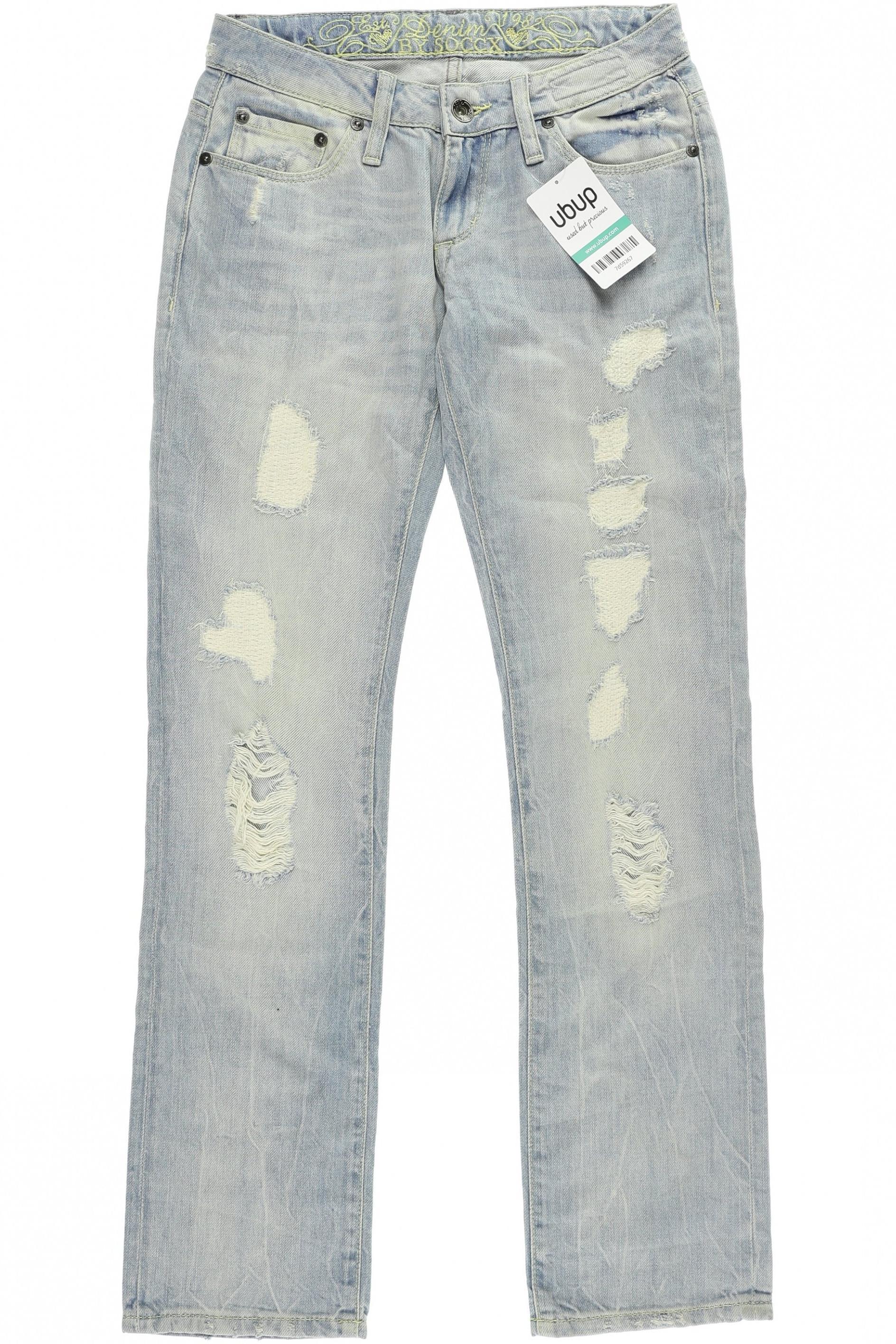 

Soccx Damen Jeans, blau, Gr. 26