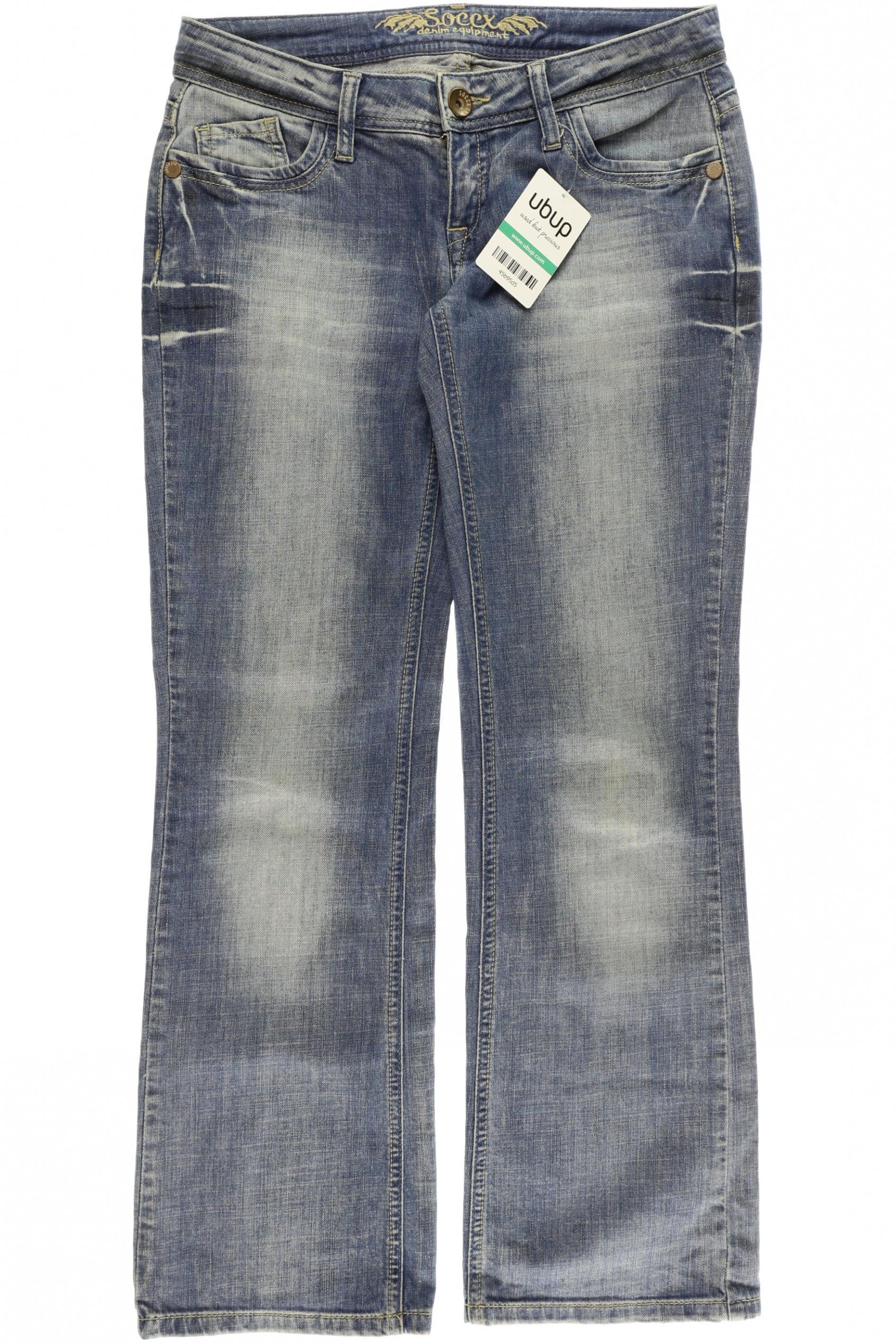 

Soccx Damen Jeans, blau, Gr. 28