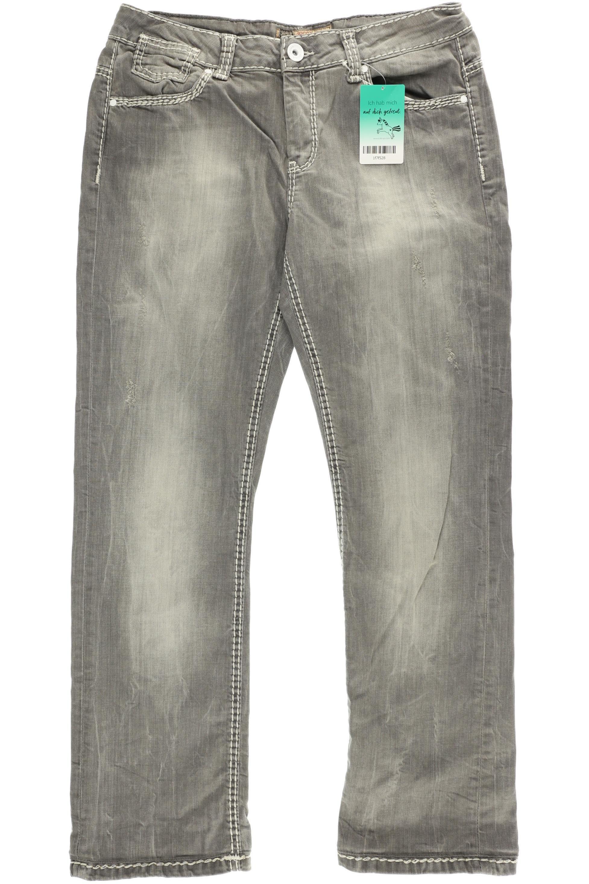 

Soccx Damen Jeans, grau, Gr. 31