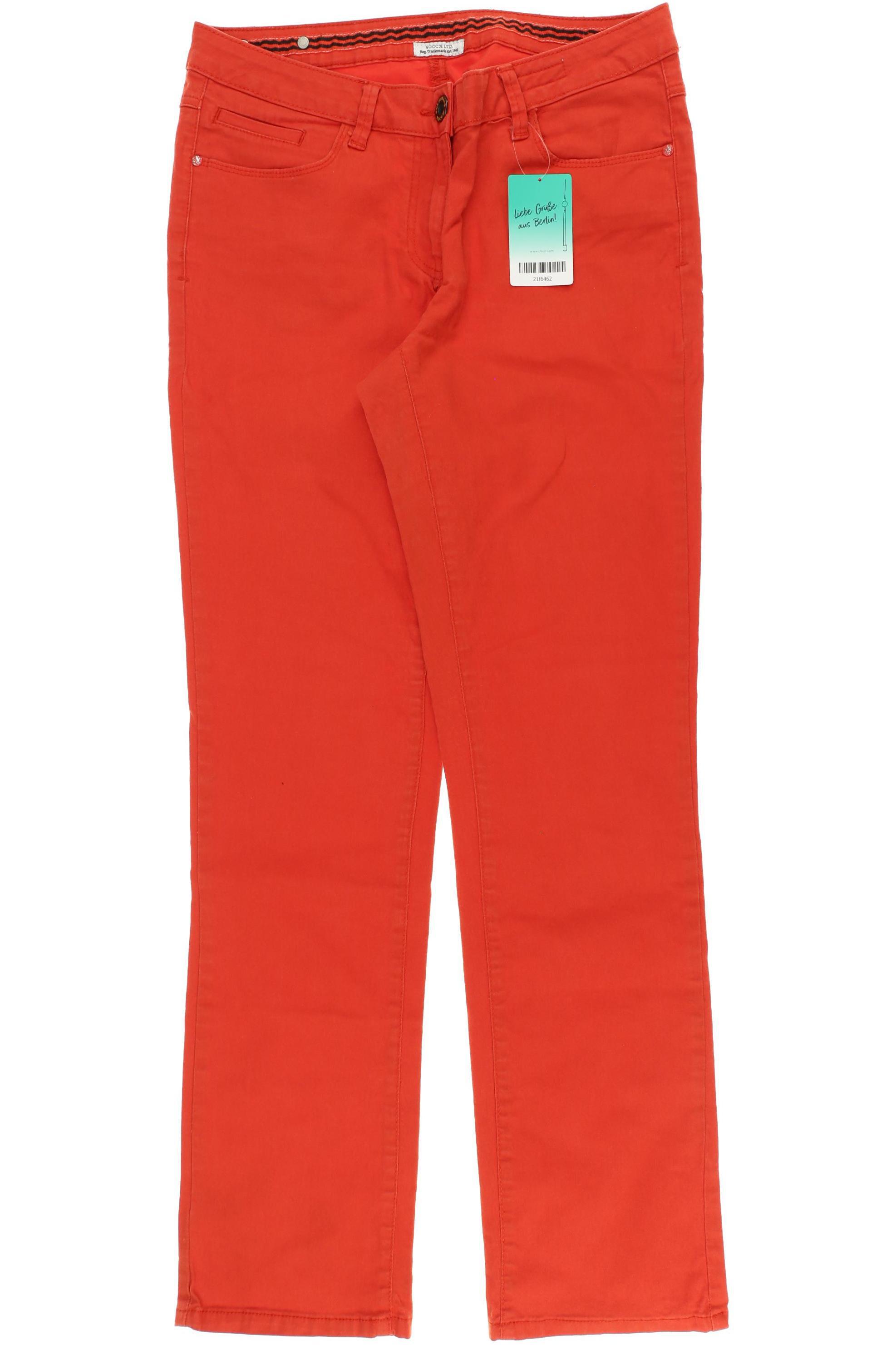 

Soccx Damen Jeans, rot, Gr. 30