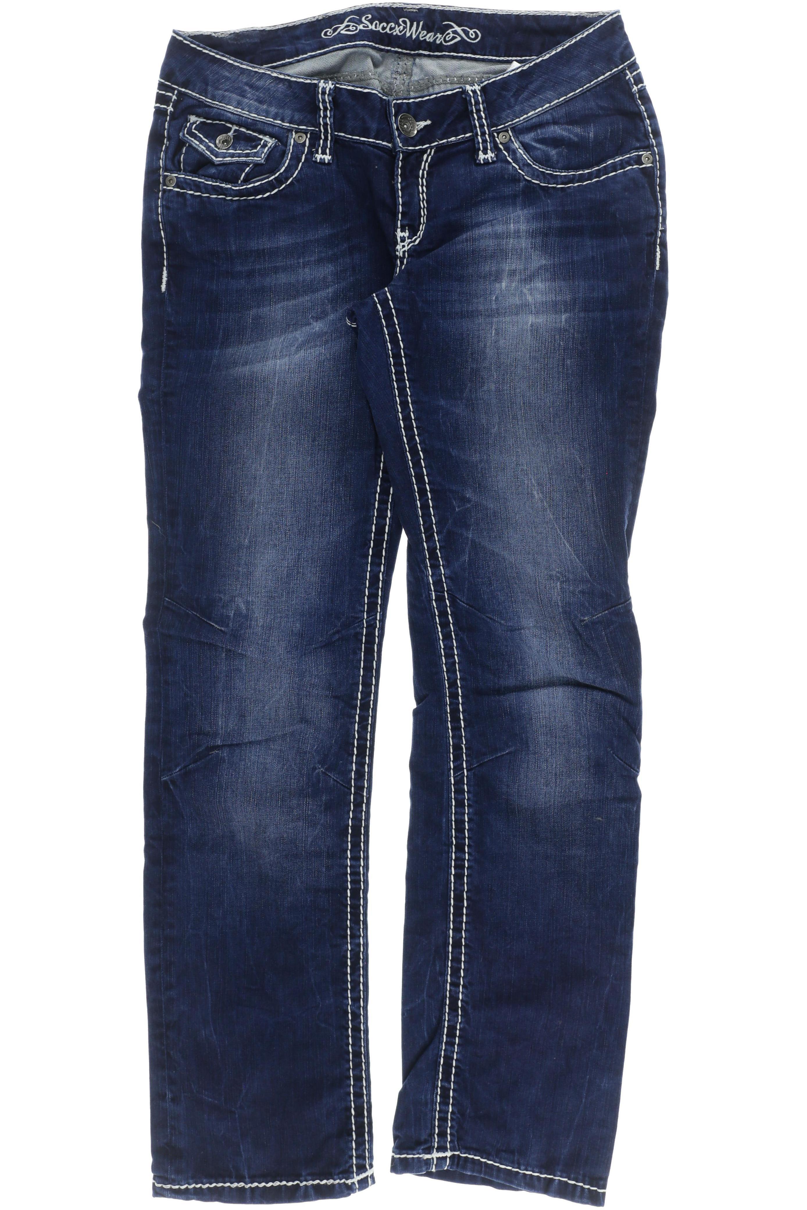

Soccx Damen Jeans, blau, Gr. 29