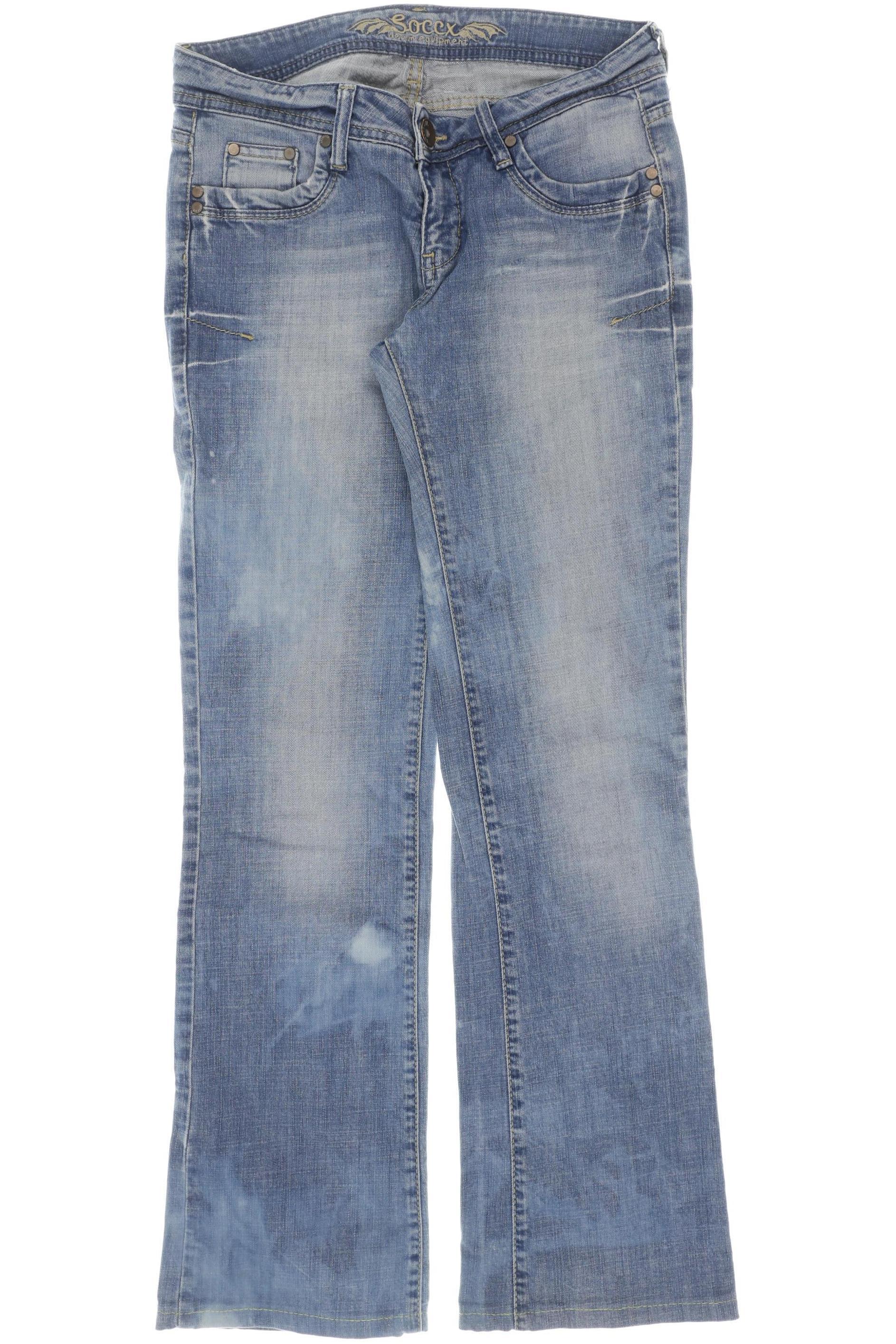

Soccx Damen Jeans, blau, Gr. 28