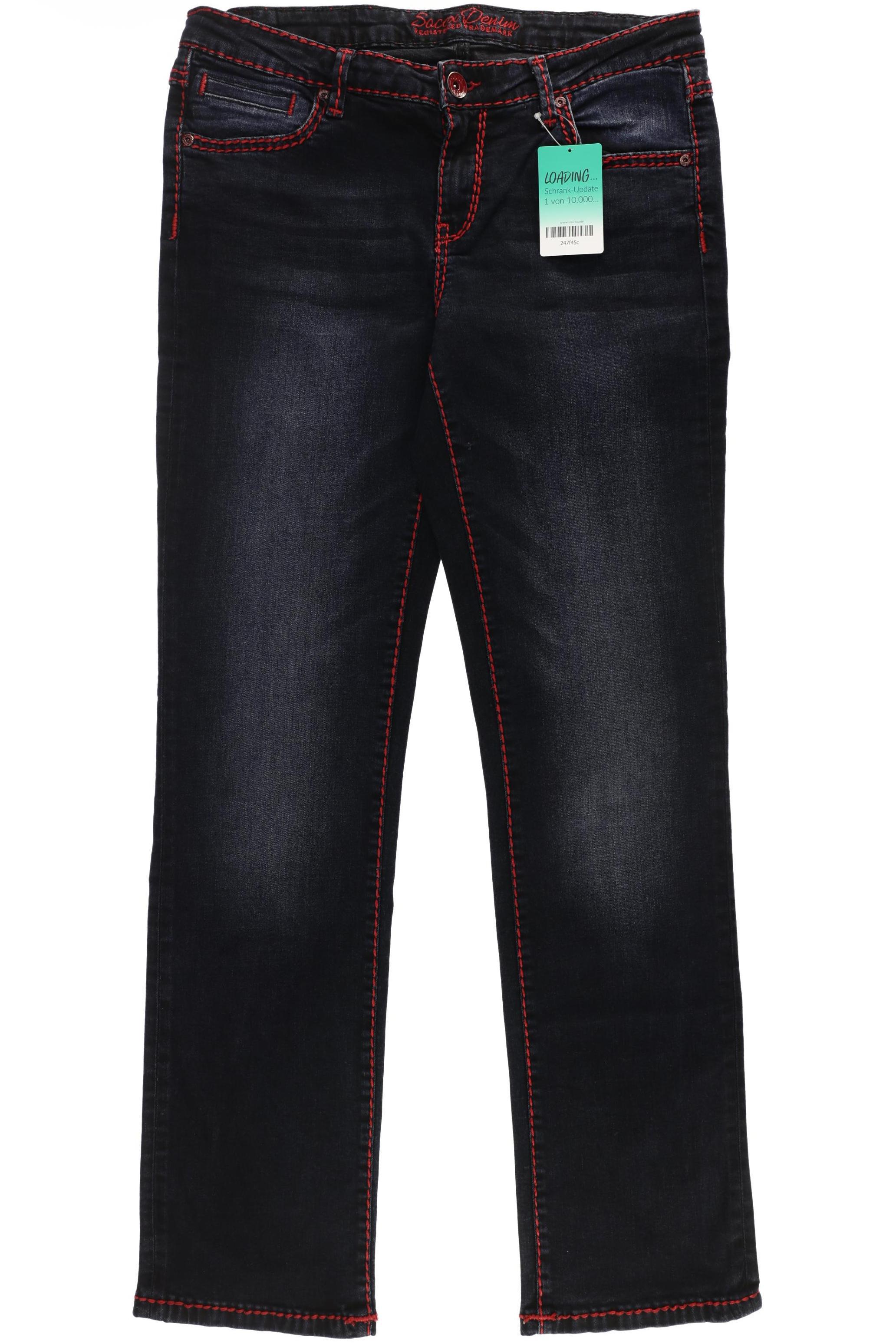 

Soccx Damen Jeans, blau, Gr. 31
