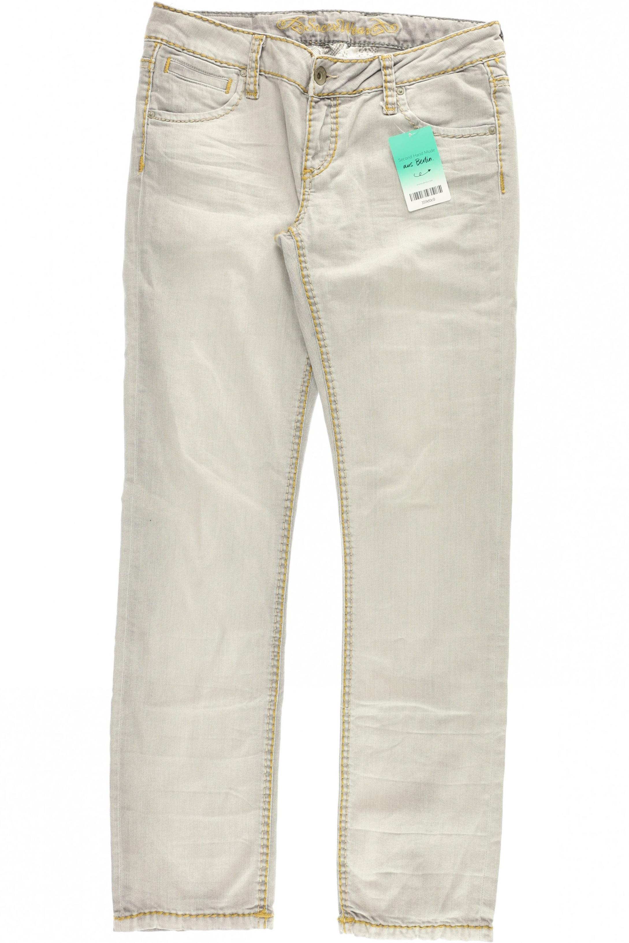 

Soccx Damen Jeans, grau, Gr. 30
