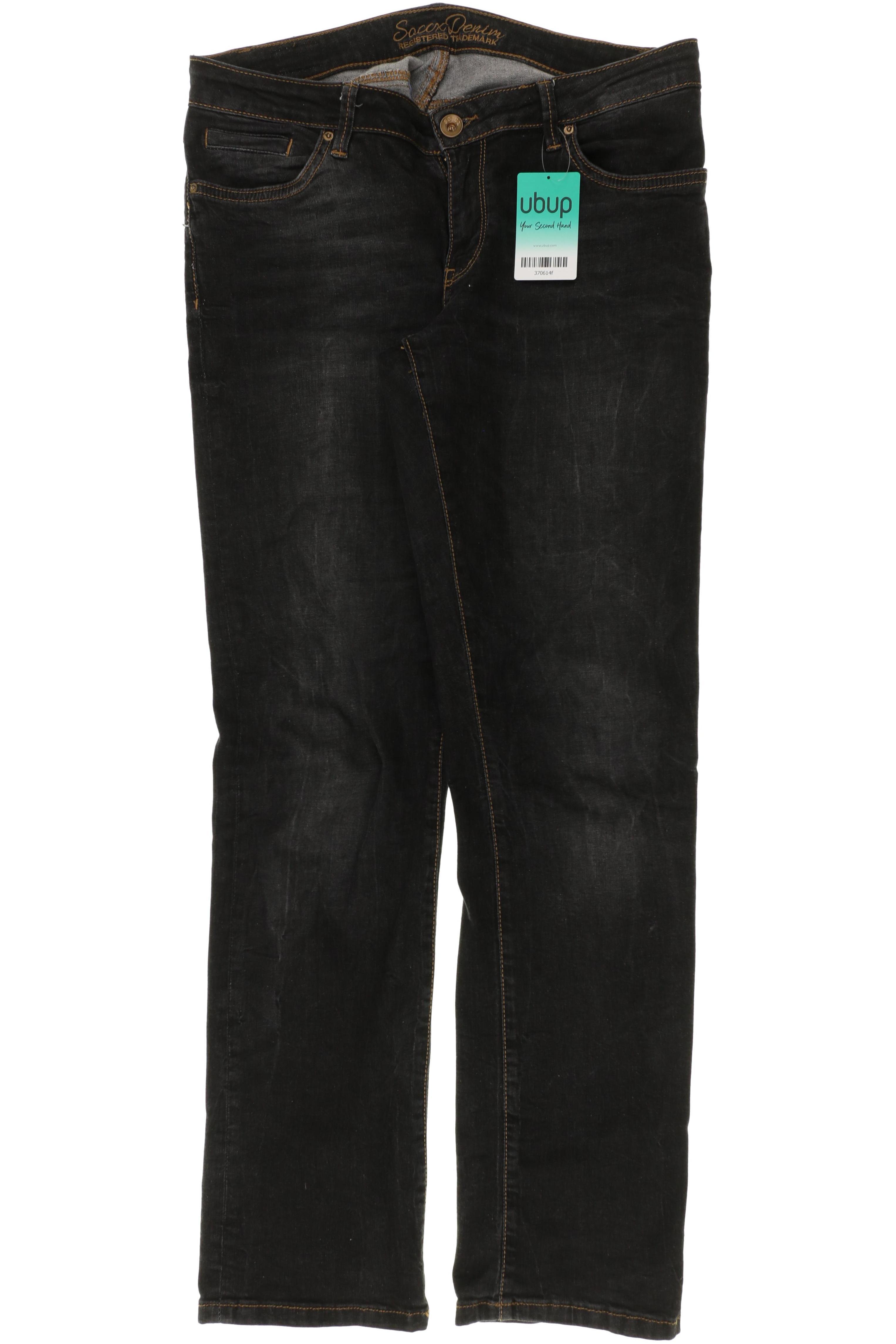 

Soccx Damen Jeans, grau, Gr. 31
