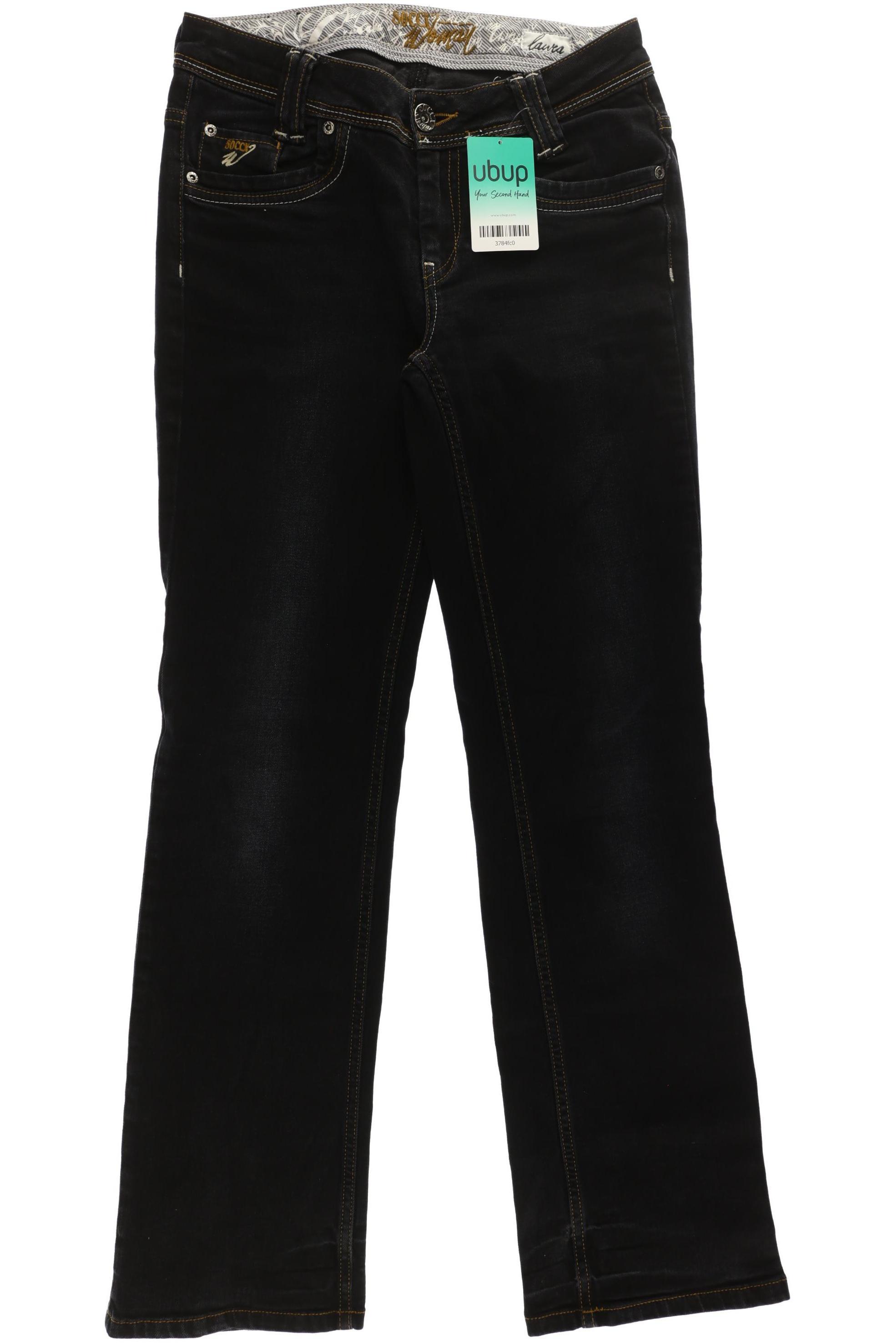 

Soccx Damen Jeans, schwarz, Gr. 36