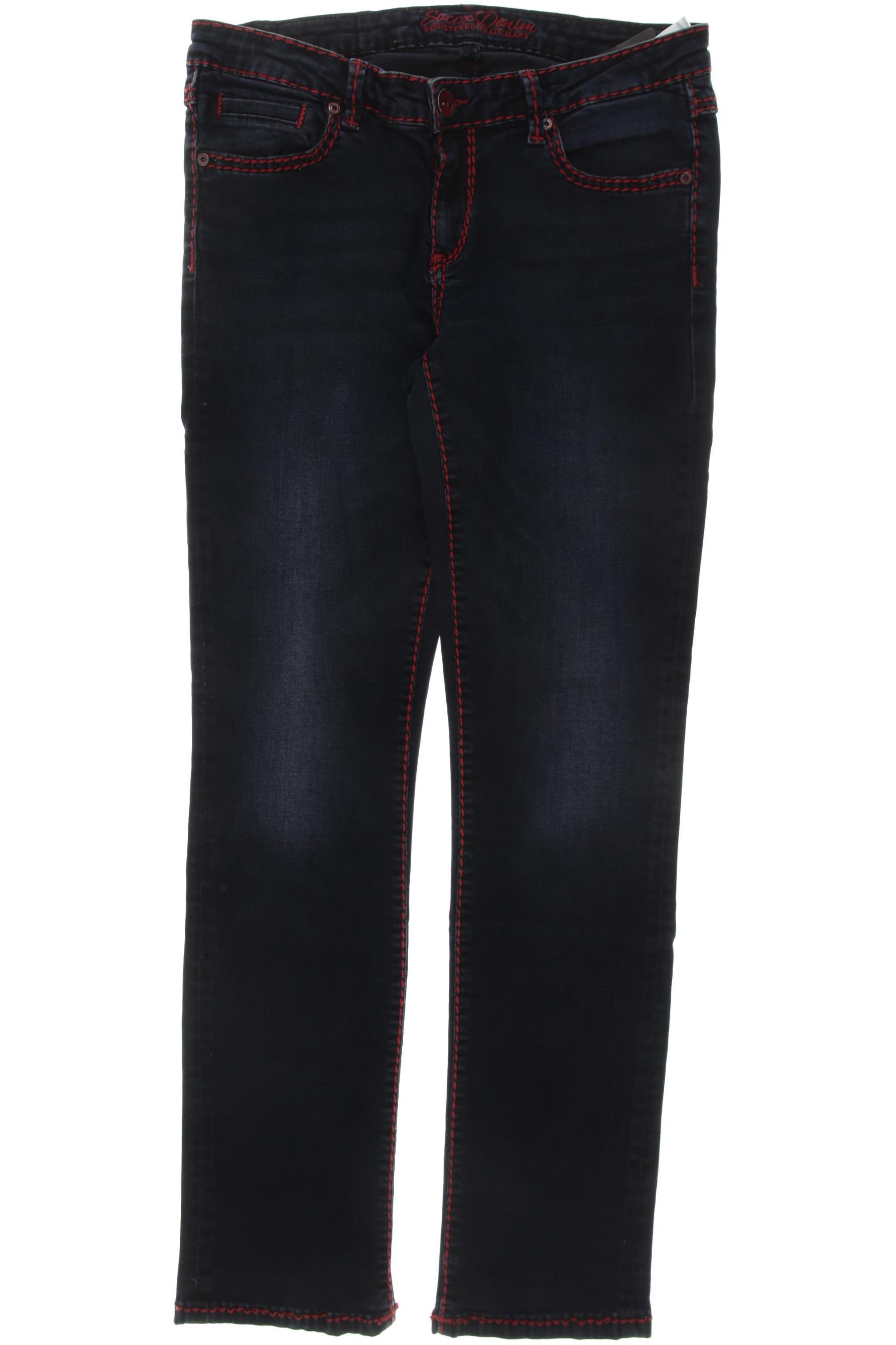 

Soccx Damen Jeans, blau, Gr. 29