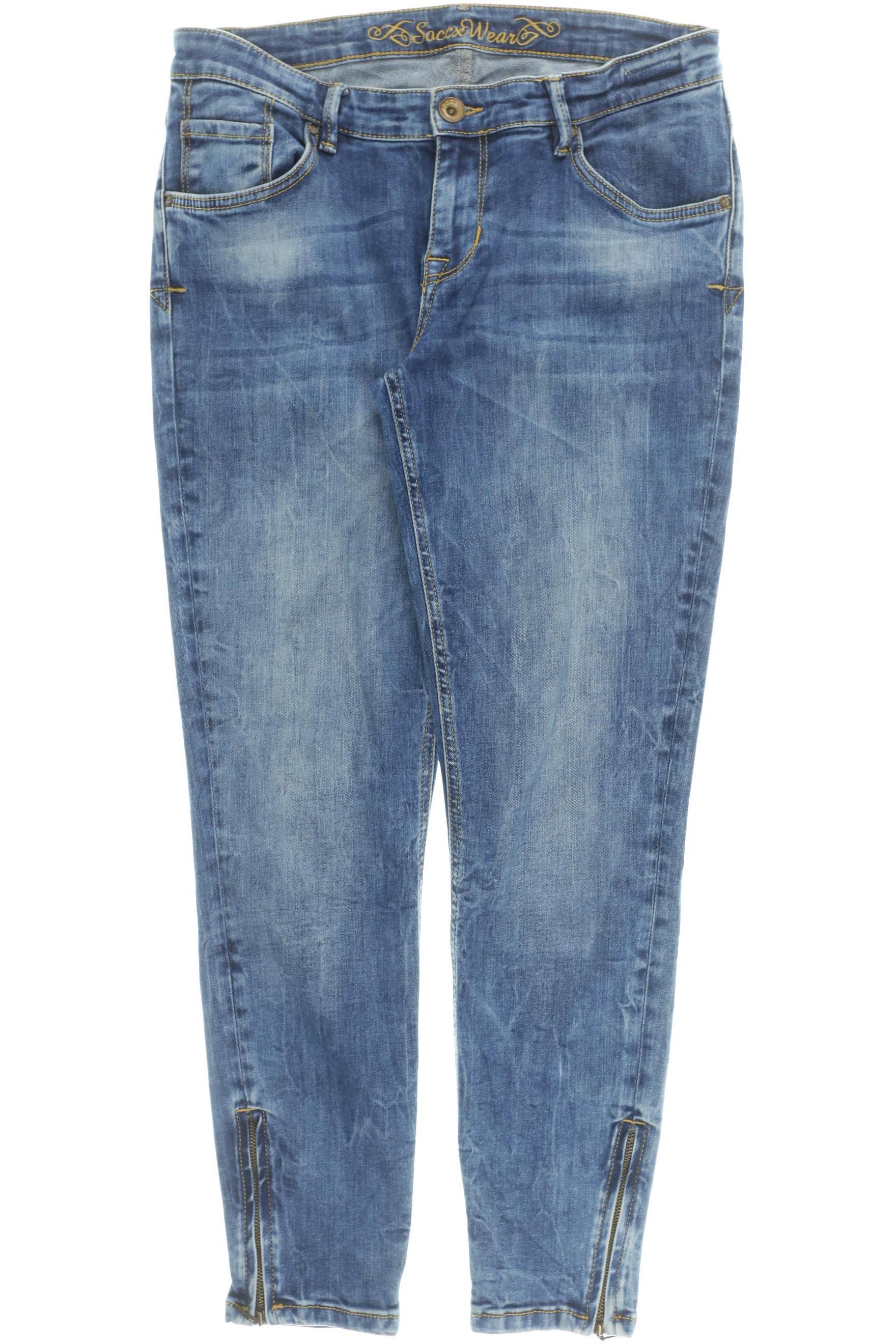 

Soccx Damen Jeans, blau, Gr. 31