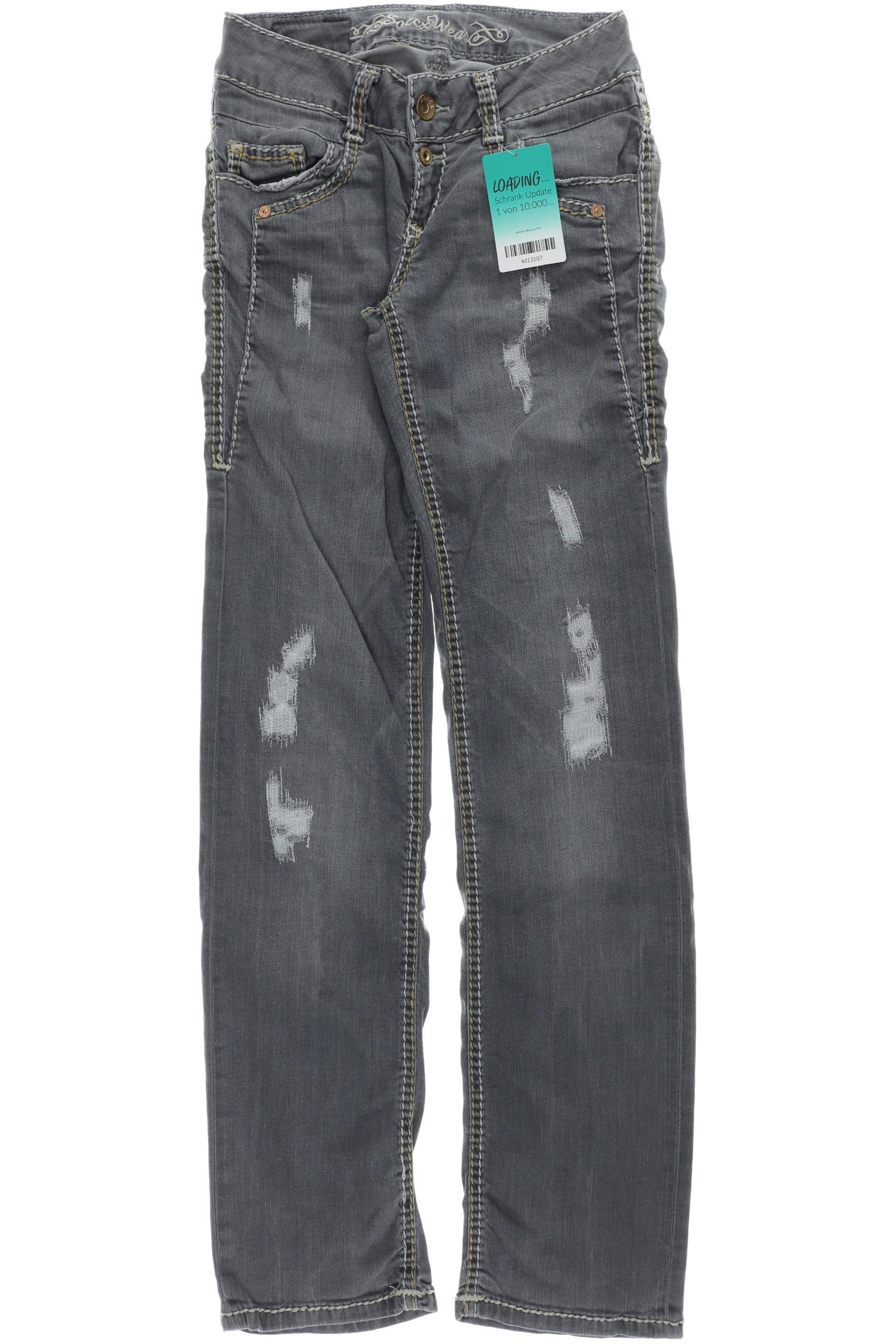 

Soccx Damen Jeans, grau, Gr. 28