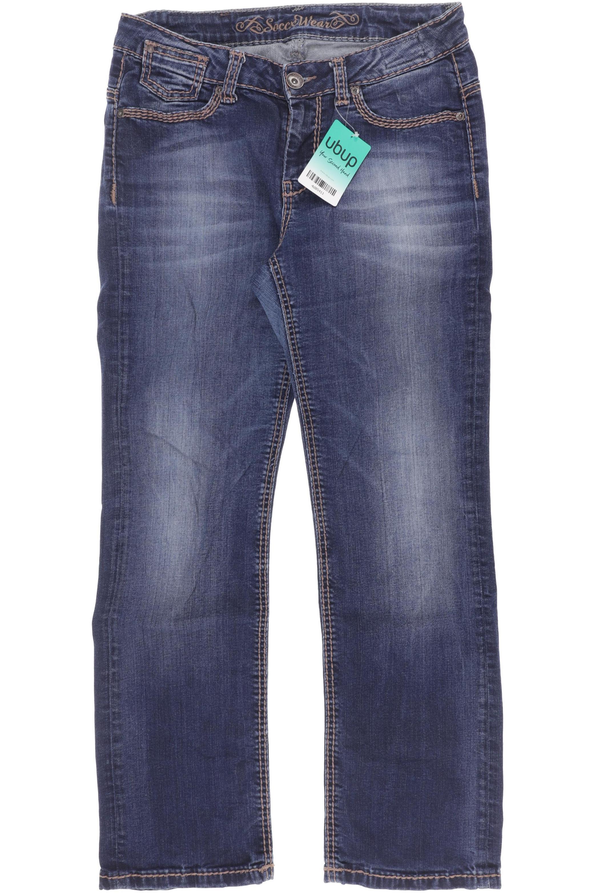 

Soccx Damen Jeans, blau, Gr. 30