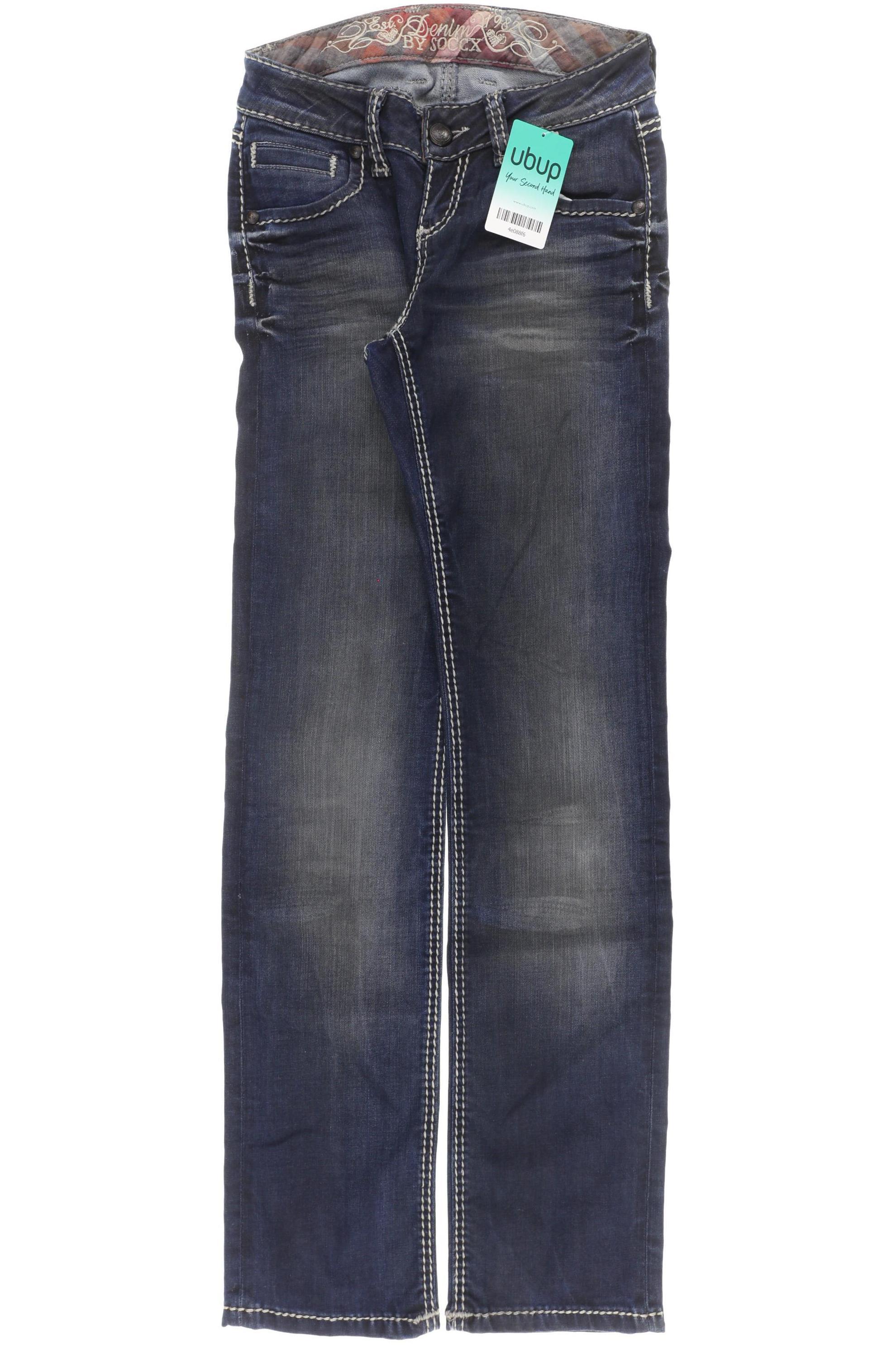 

Soccx Damen Jeans, blau, Gr. 26