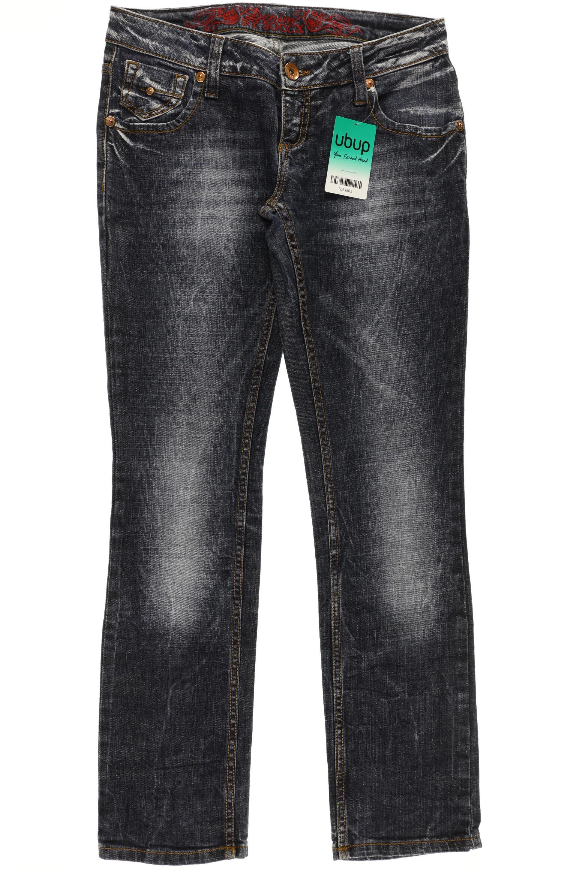 

Soccx Damen Jeans, blau, Gr. 28