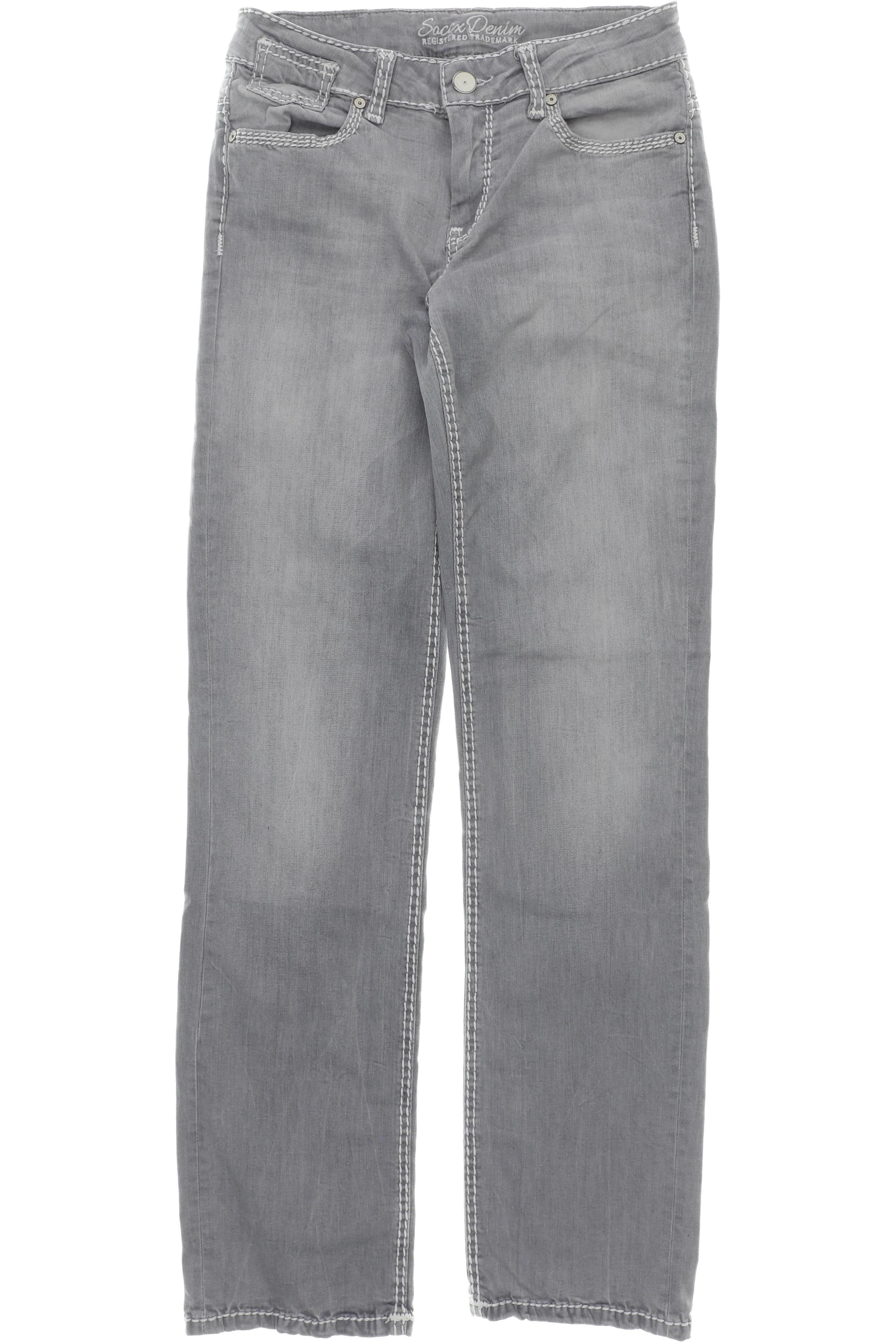 

Soccx Damen Jeans, grau, Gr. 28