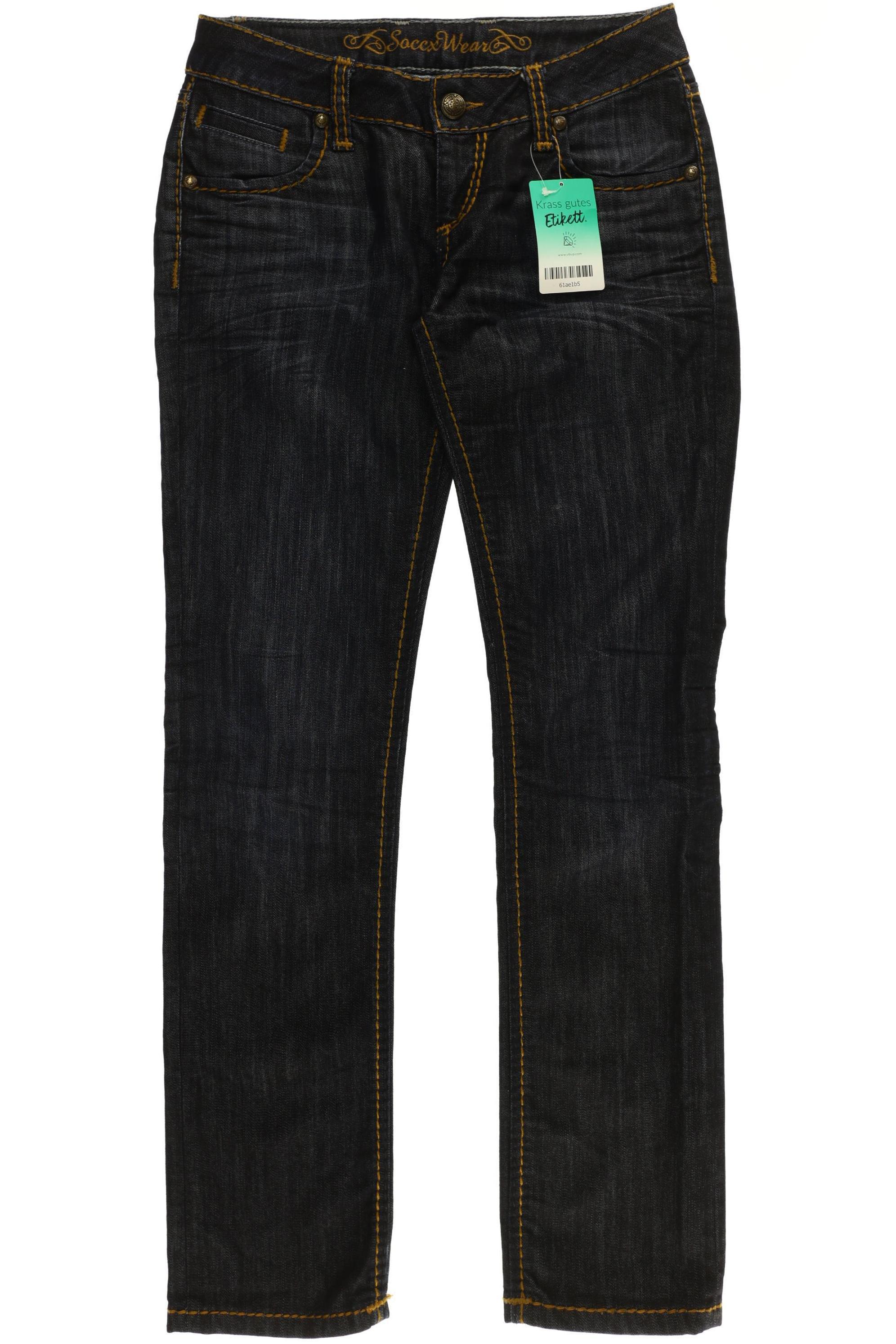 

Soccx Damen Jeans, blau, Gr. 28