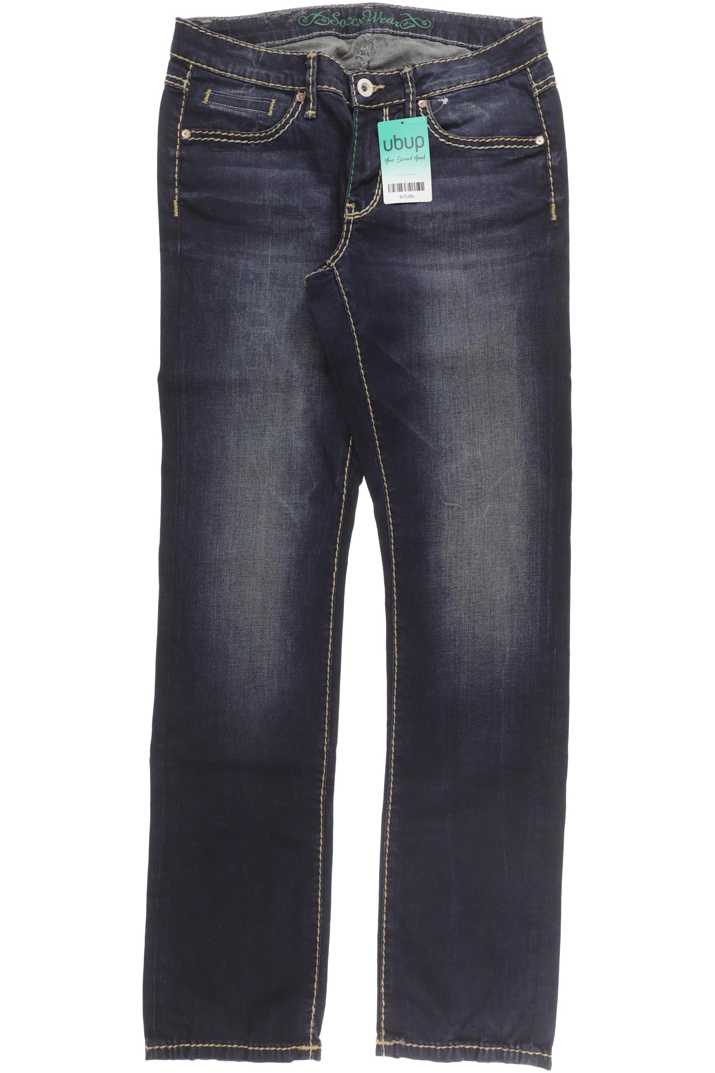 

Soccx Damen Jeans, blau, Gr. 30
