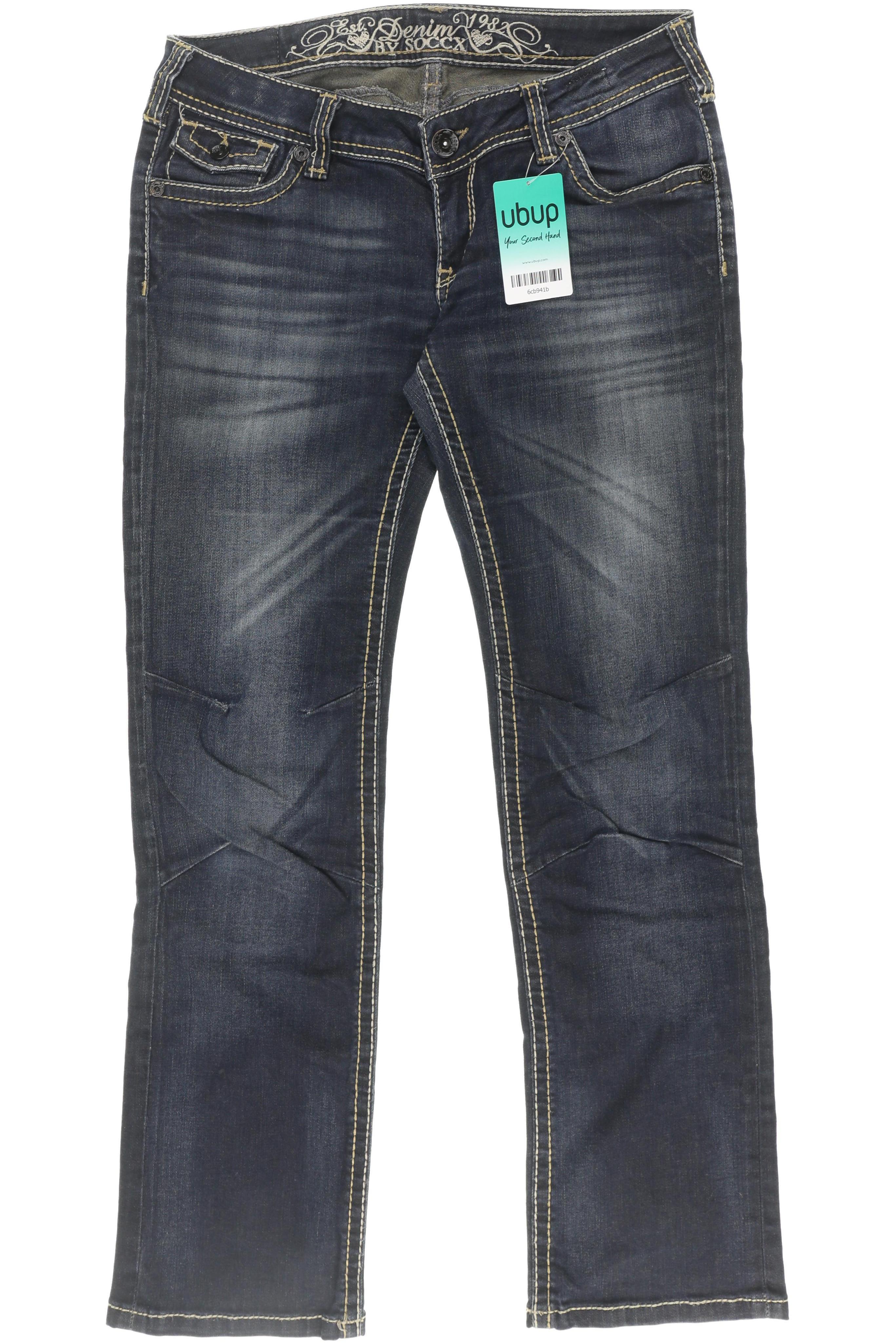 

Soccx Damen Jeans, blau, Gr. 30