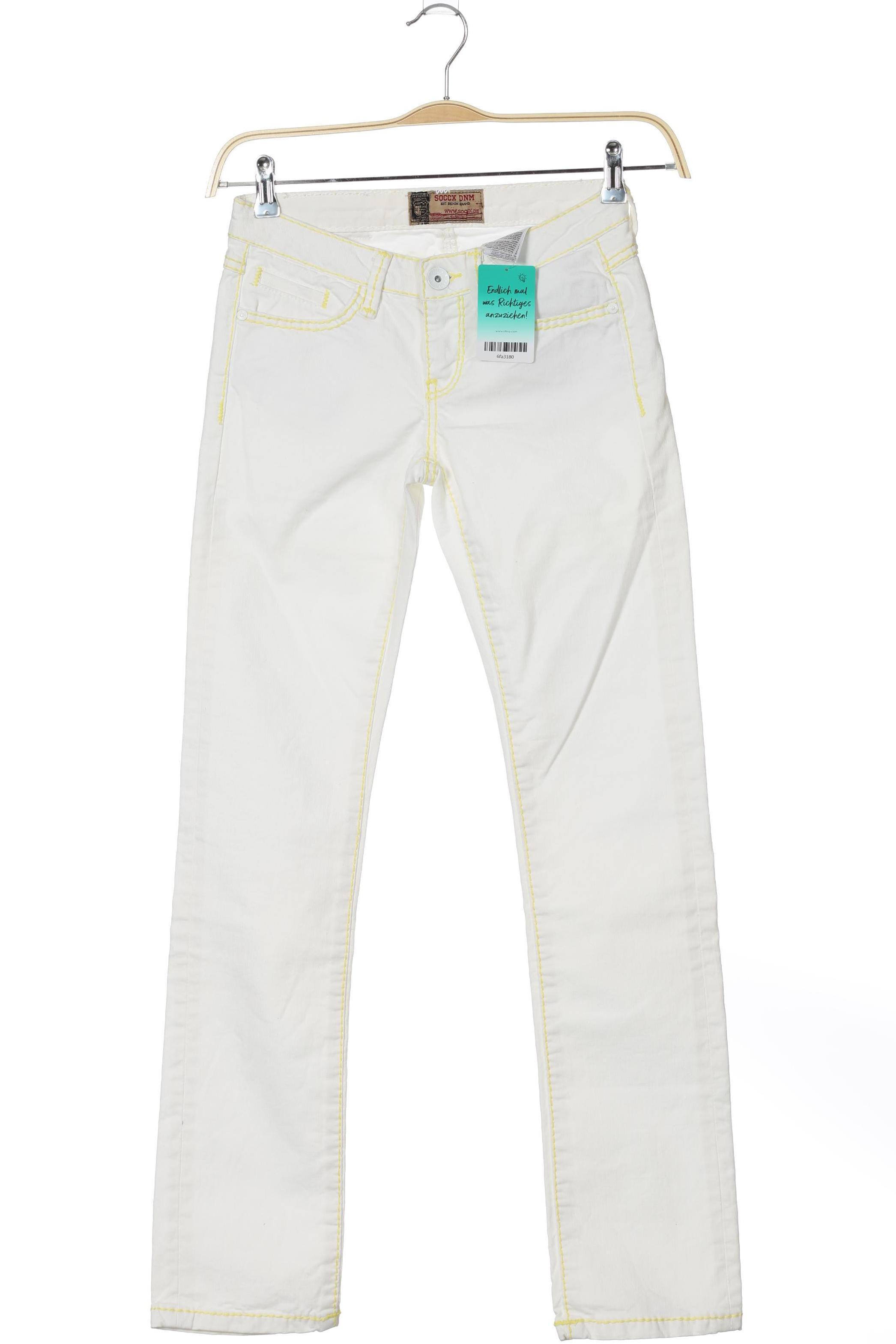 

Soccx Damen Jeans, weiß, Gr. 26