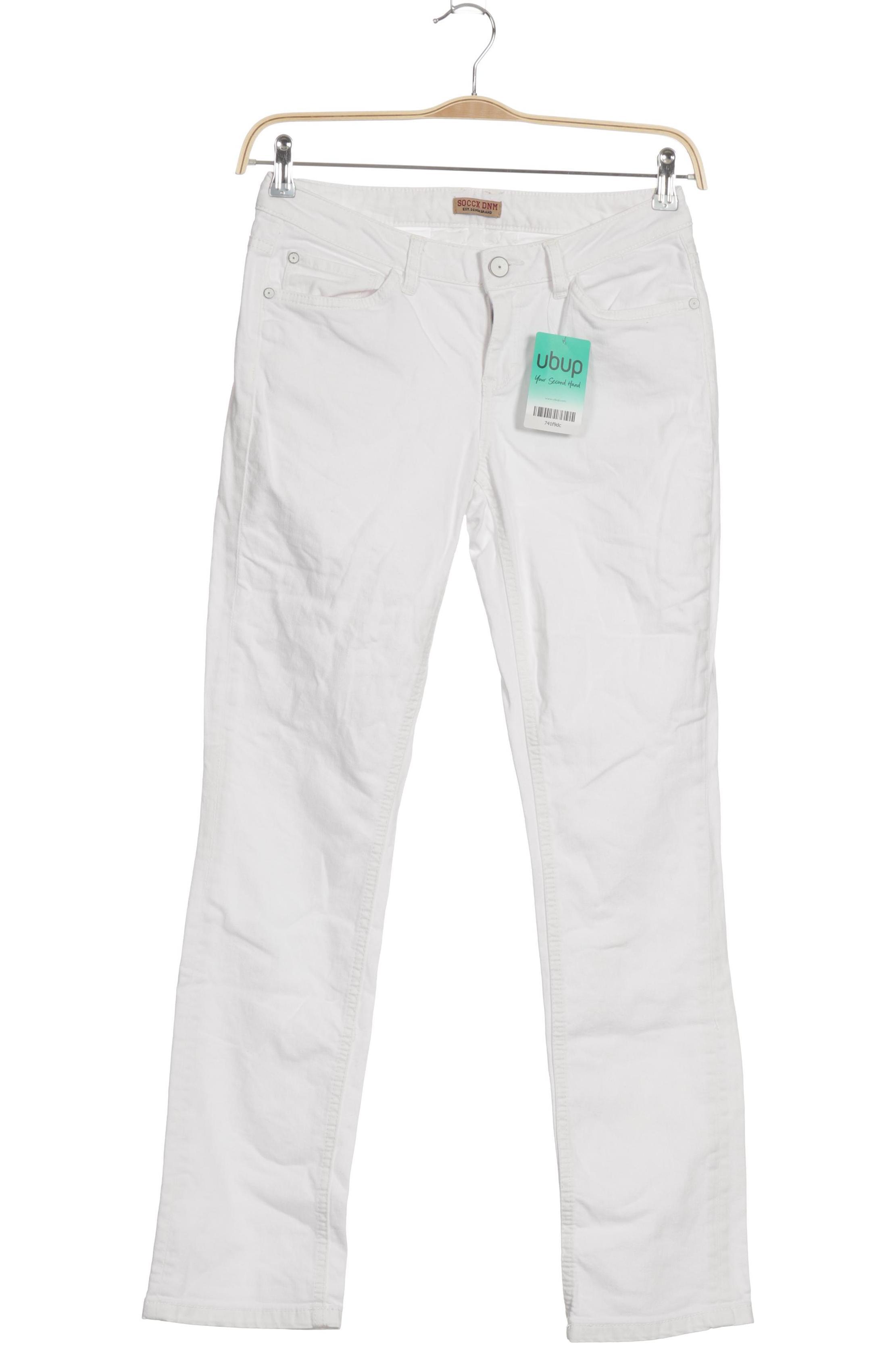 

Soccx Damen Jeans, weiß, Gr. 28