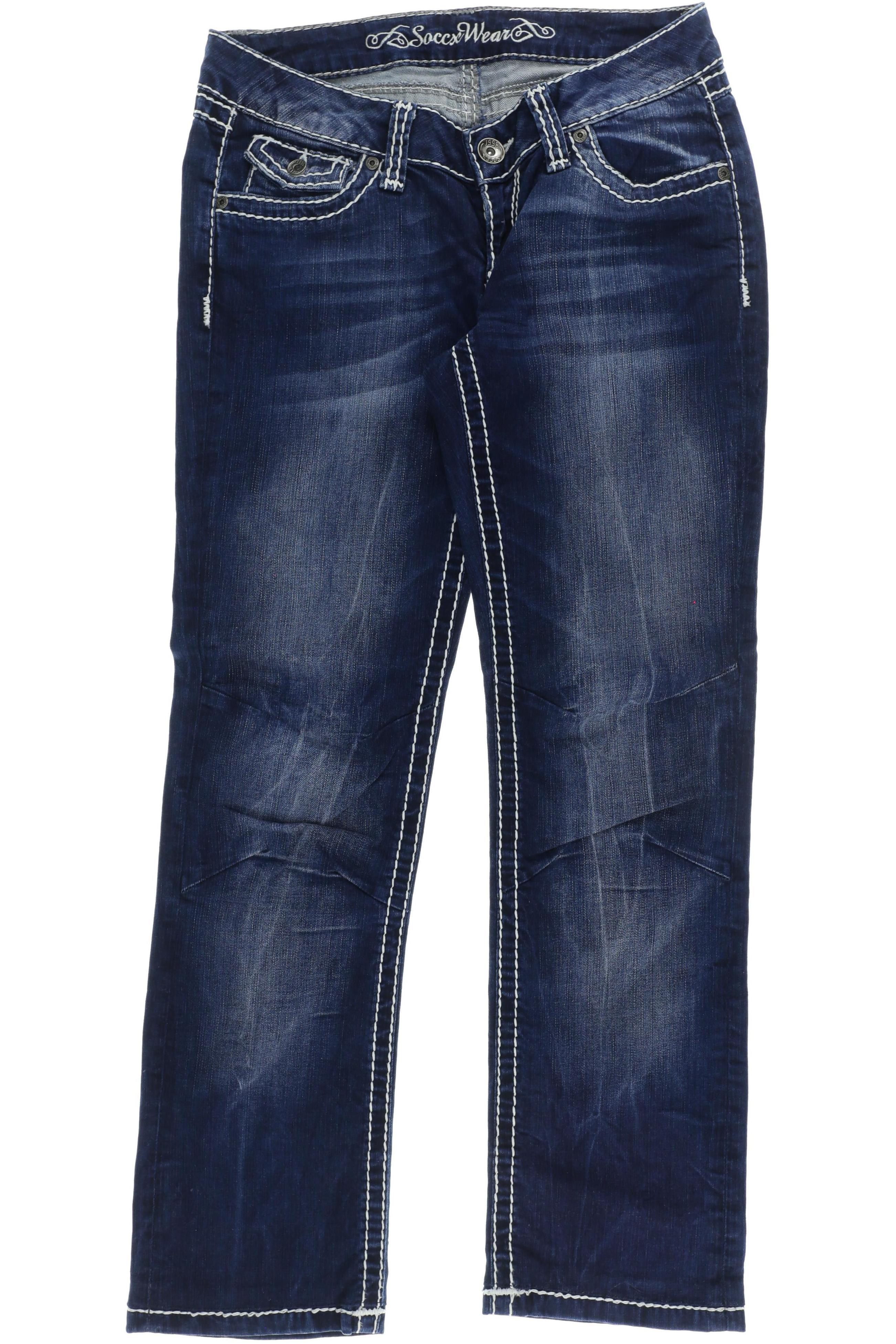 

Soccx Damen Jeans, blau, Gr. 28