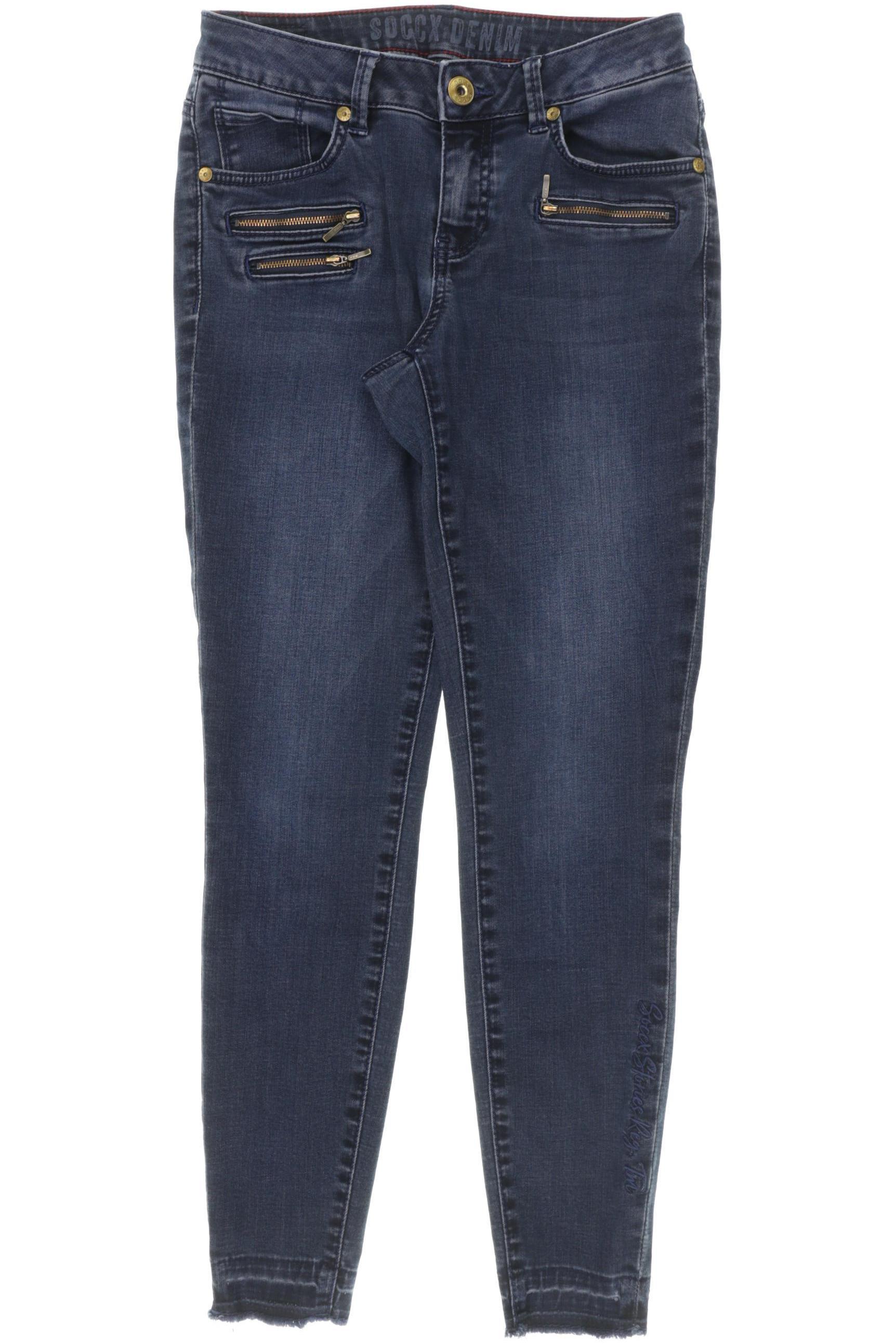 

Soccx Damen Jeans, blau, Gr. 26