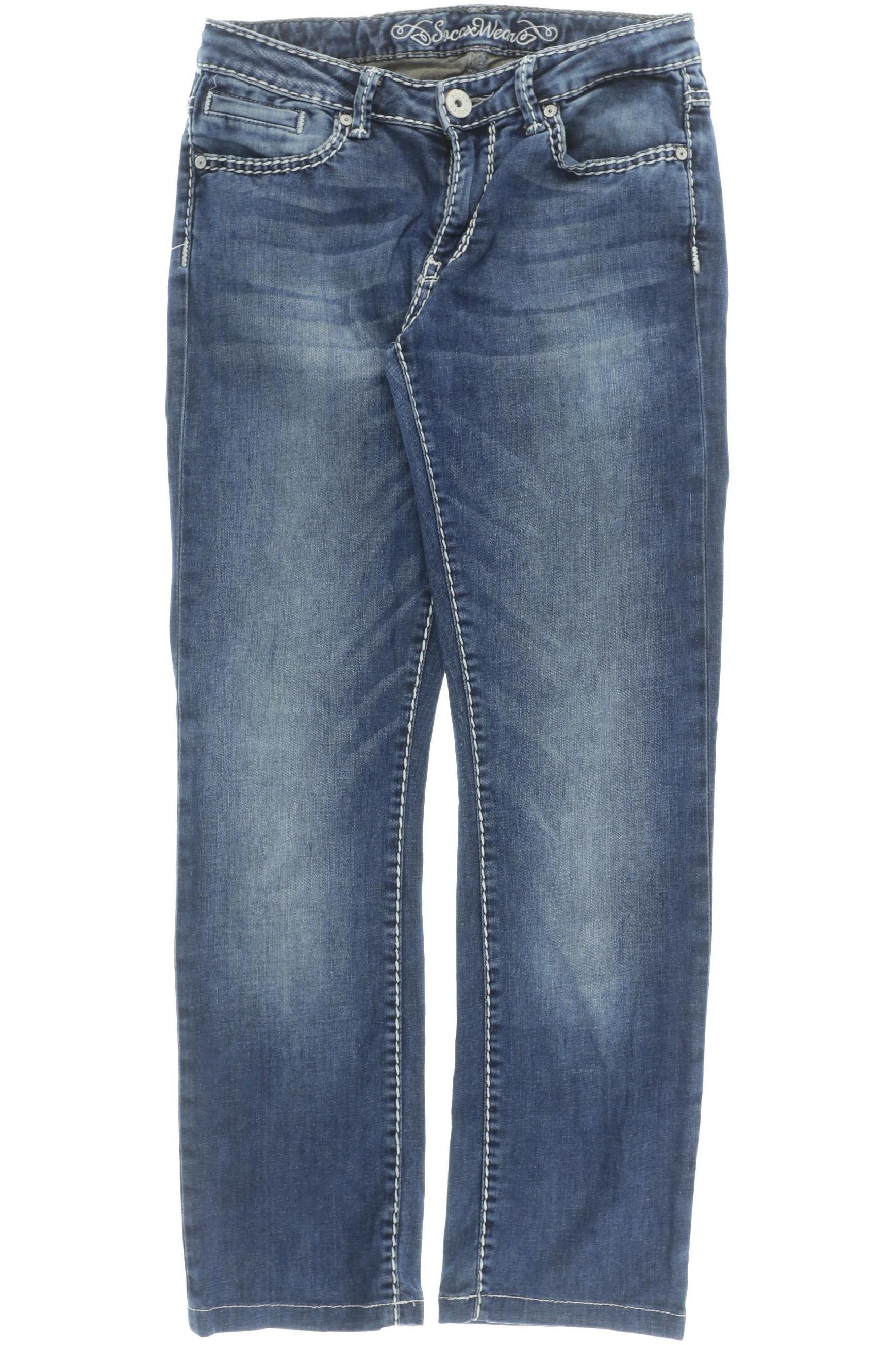 

Soccx Damen Jeans, blau, Gr. 28
